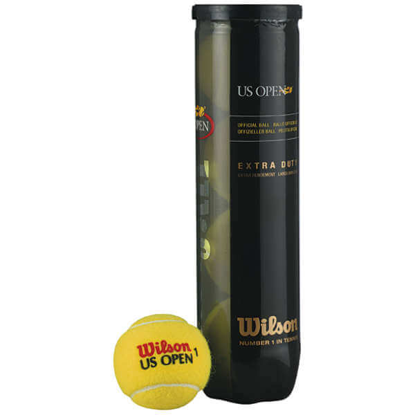 Wilson US Open Tennis Balls - 4 Ball Can