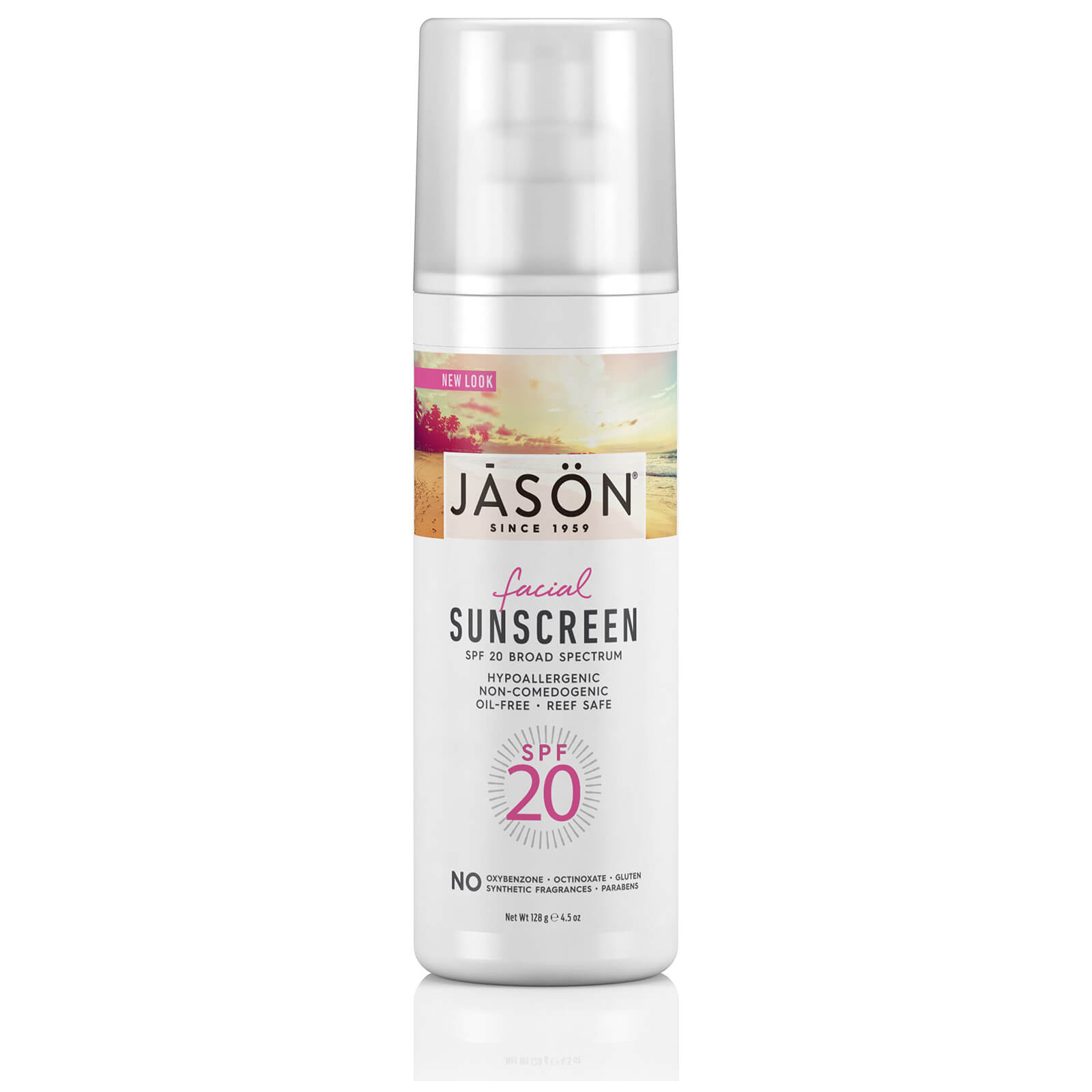 Protector facial de amplio espectro con FPS20 de JASON (128 g)
