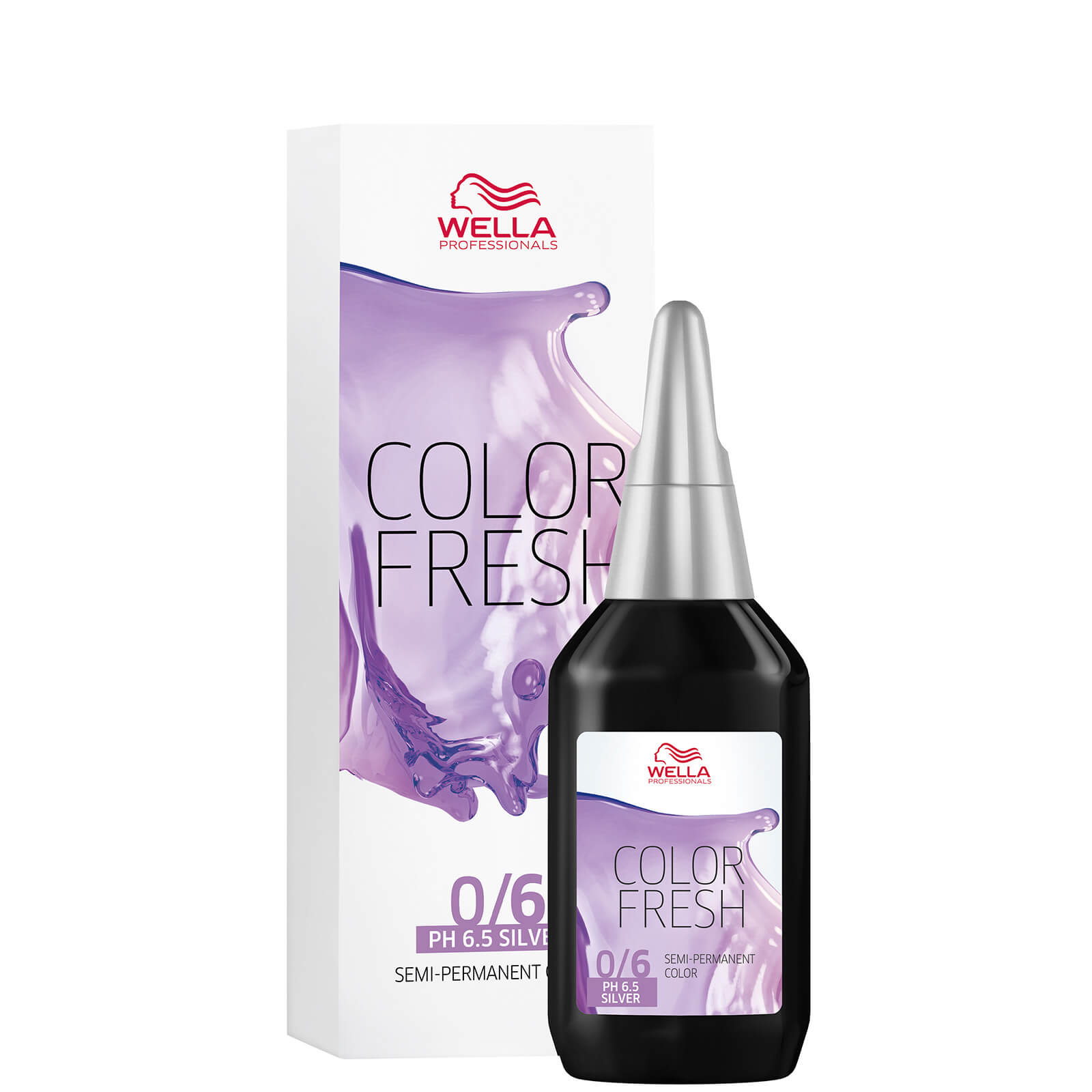 Coloración semi-permanente WELLA COLOR FRESH SILVER - Violeta 0.6 (75ml)