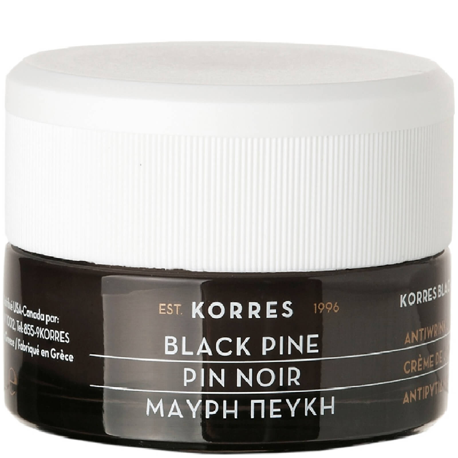 Crema de día antiarrugas reafirmante KORRES Black Pine - piel mixta/grasa 40ml