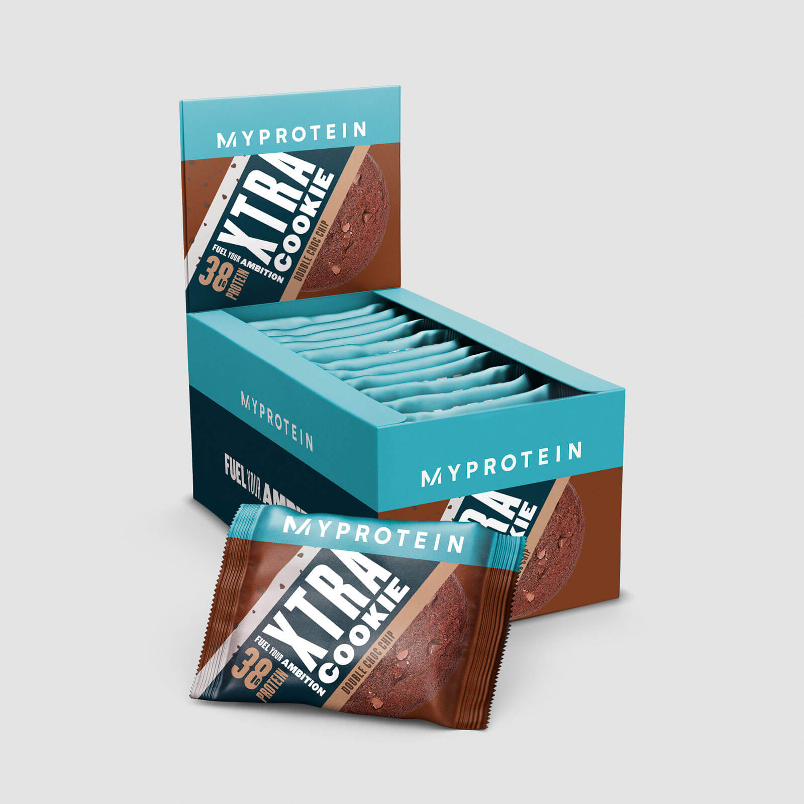 Biscoito Proteico - 12 x 75g - Chocolate Duplo
