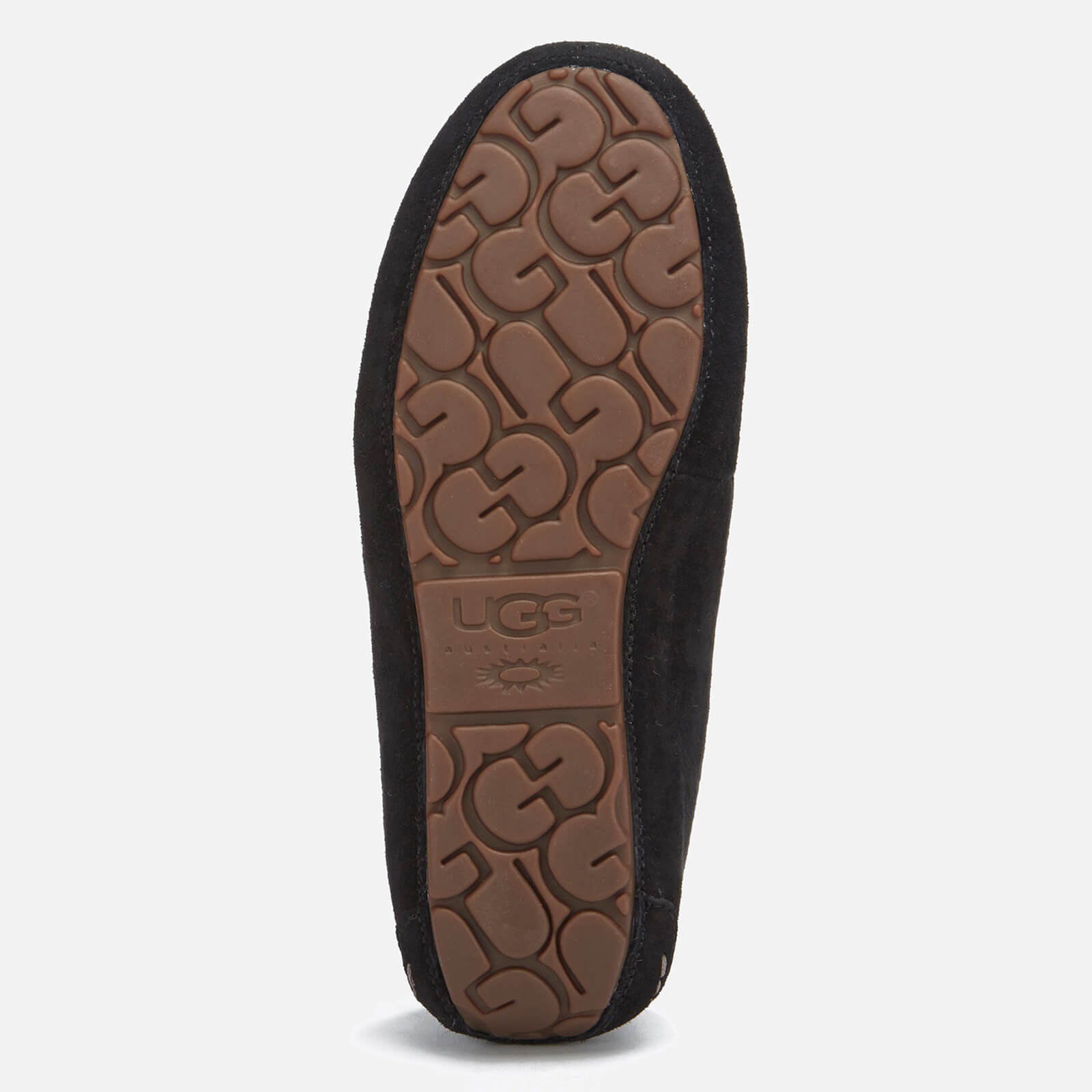 UGG Women's Ansley Moccasin Suede Slippers - Black - UK 6 | Allsole
