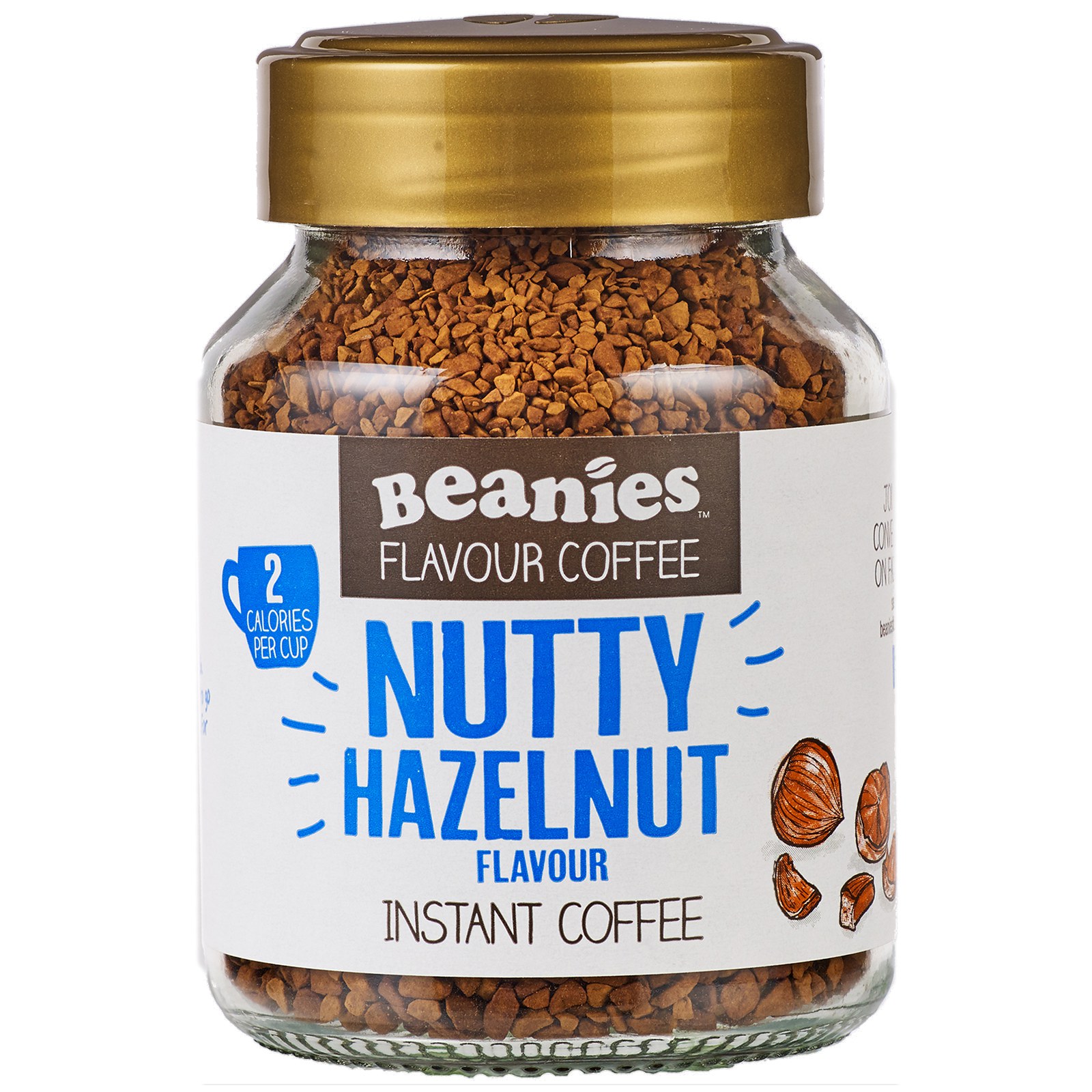 Beanies Nutty Hazelnut Flavour Instant Coffee LOOKFANTASTIC