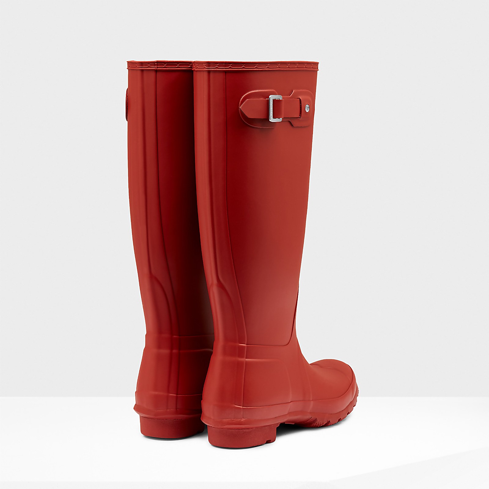 Hunter Women s Original Tall Wellies Military Red Allsole