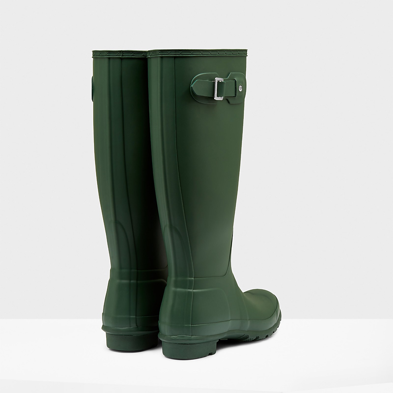 Hunter green discount hunter rain boots