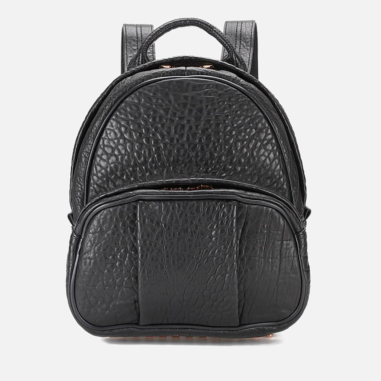 Alexander Wang Women's Dumbo Pebble Leather Backpack - Black/Rose Gold  Hardware | Coggles