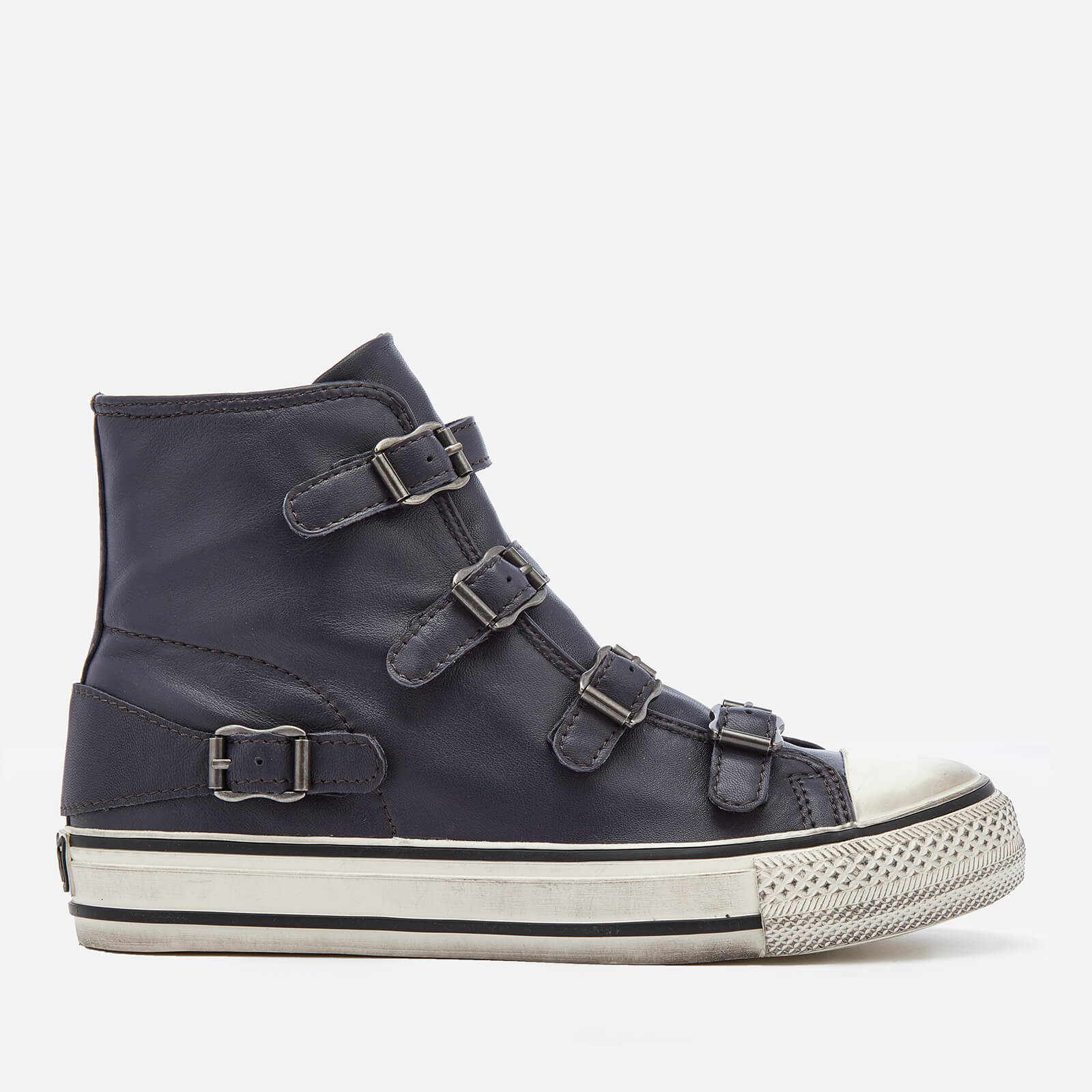 Ladies leather hi tops shop