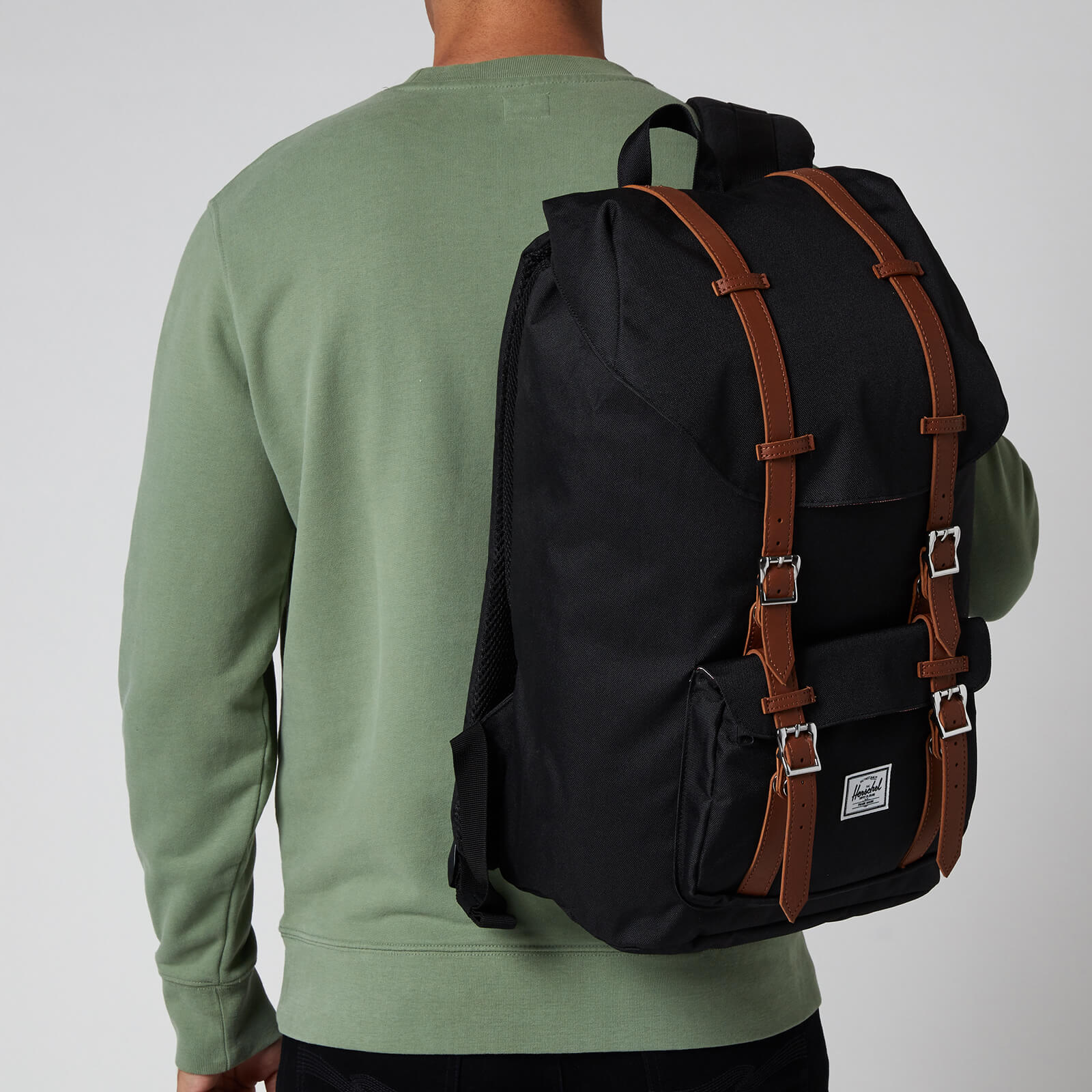 Herschel Supply Co. Men s Little America Backpack Black Tan Coggles