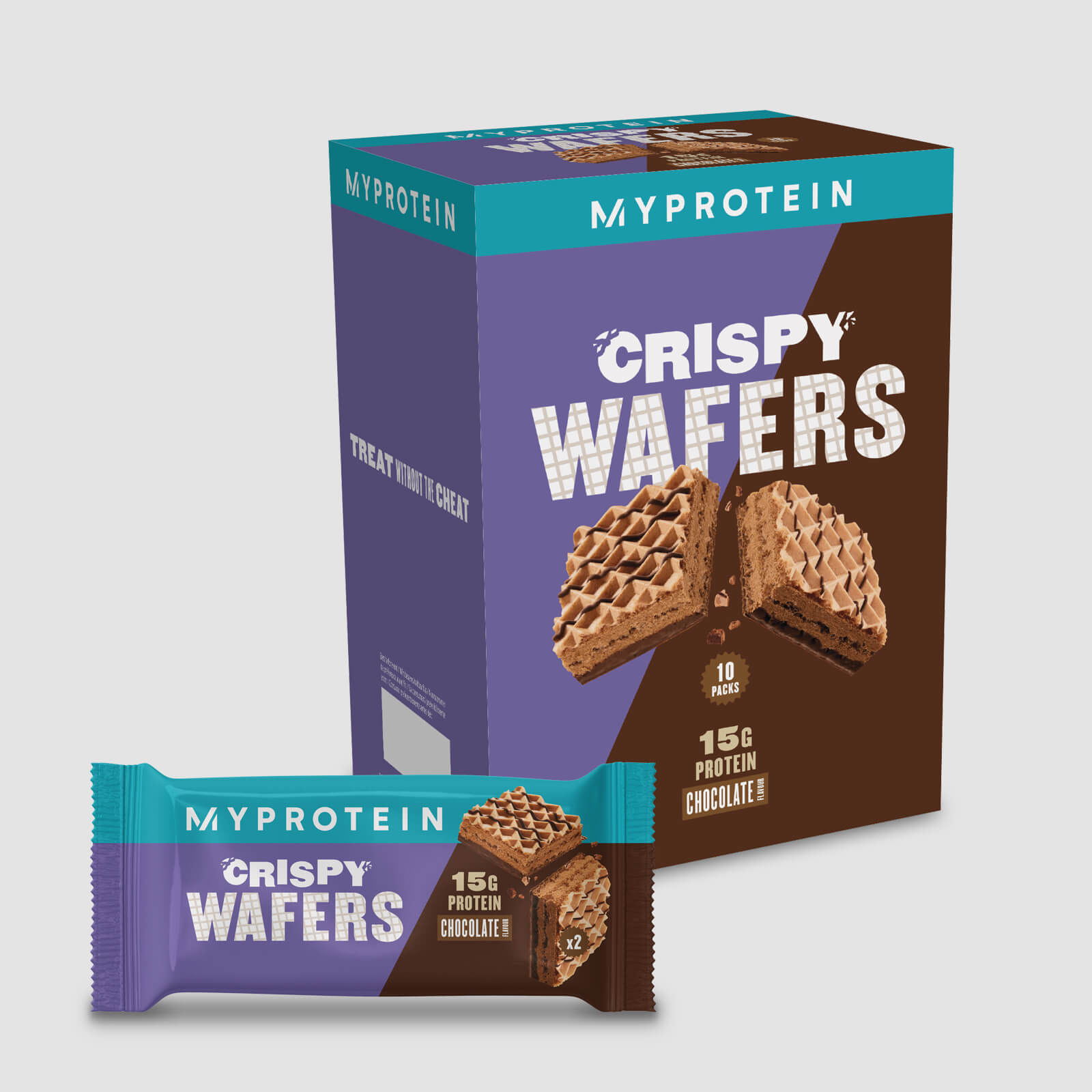 Protein Wafer - 10Bars - Chocolate