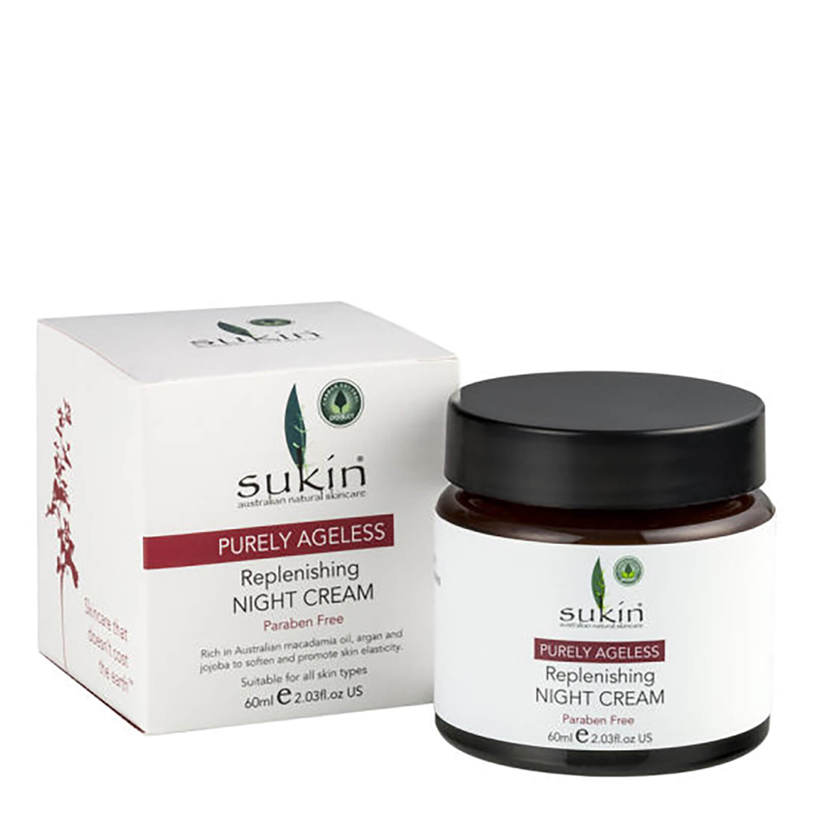 Crema regeneradora nocturna de Sukin (60 ml)