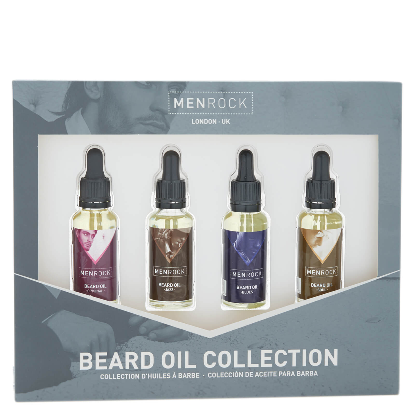 Men Rock Beard Oil Gift Set