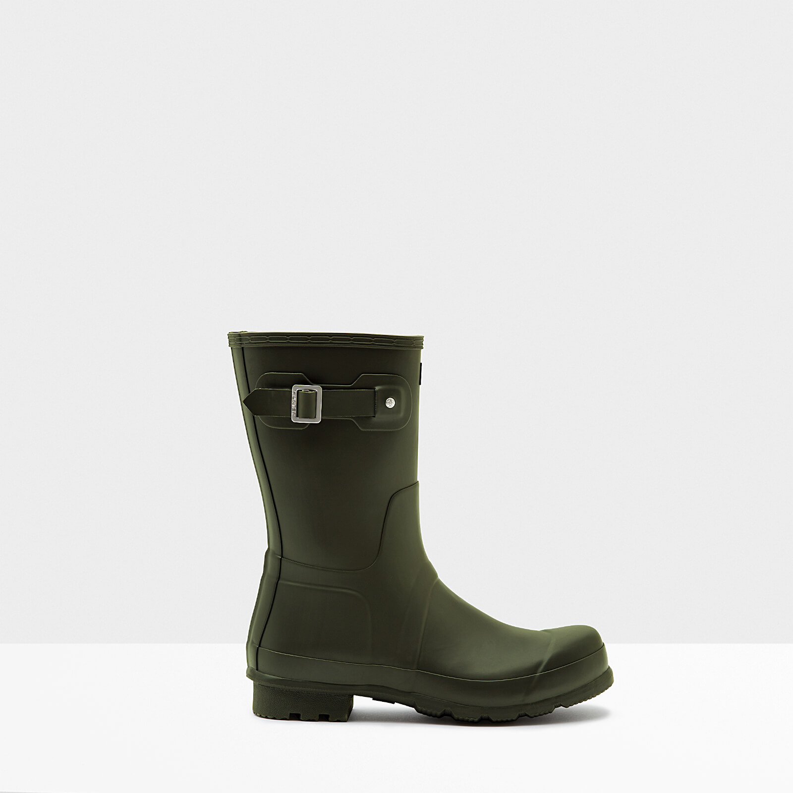 Olive green short hunter boots top