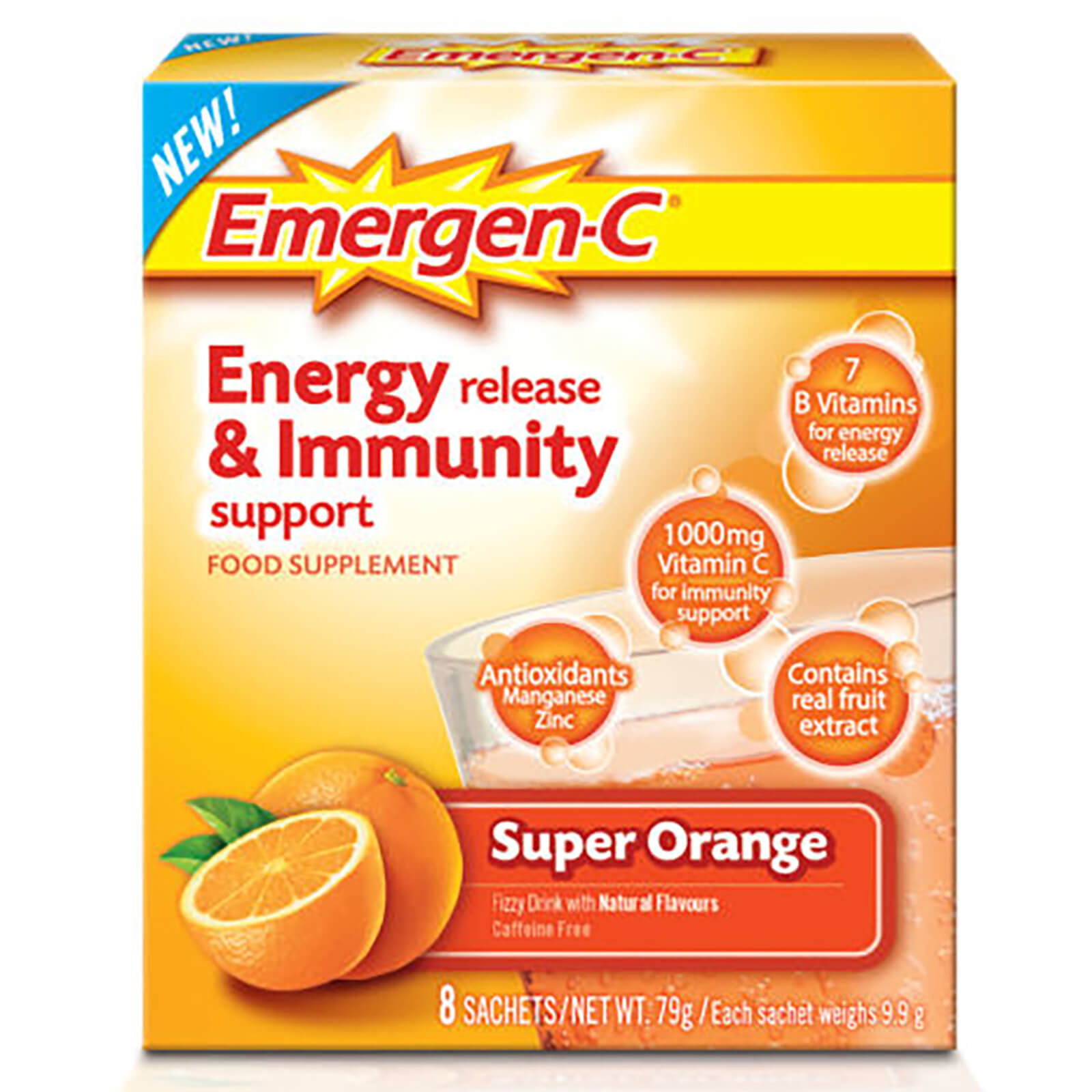 Emergen-C Orange Pack (8 raciones)
