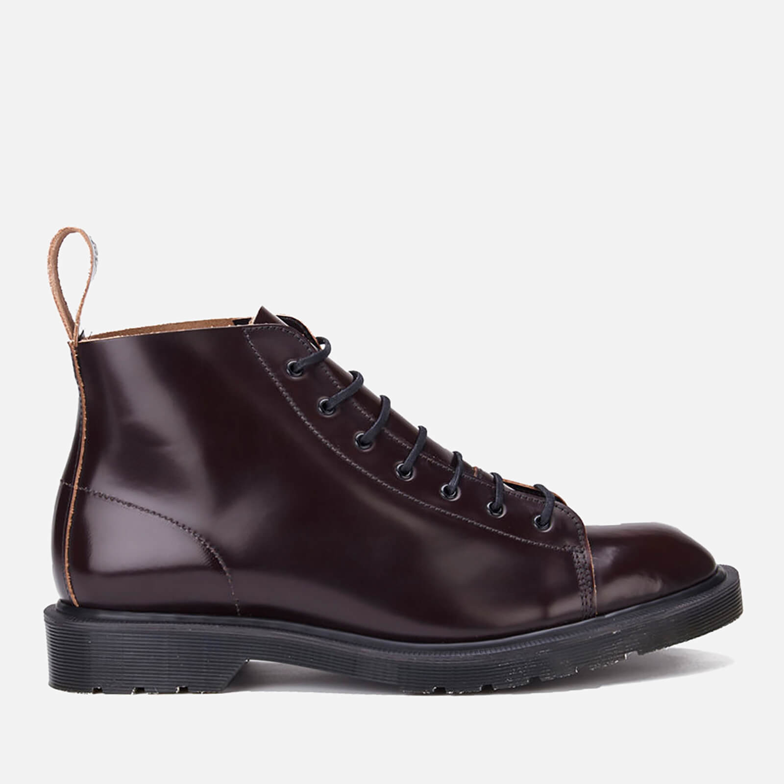 Dr. Martens Men s Made in England Core Les Lace To Toe Leather Boots Merlot Boanil Brush Allsole