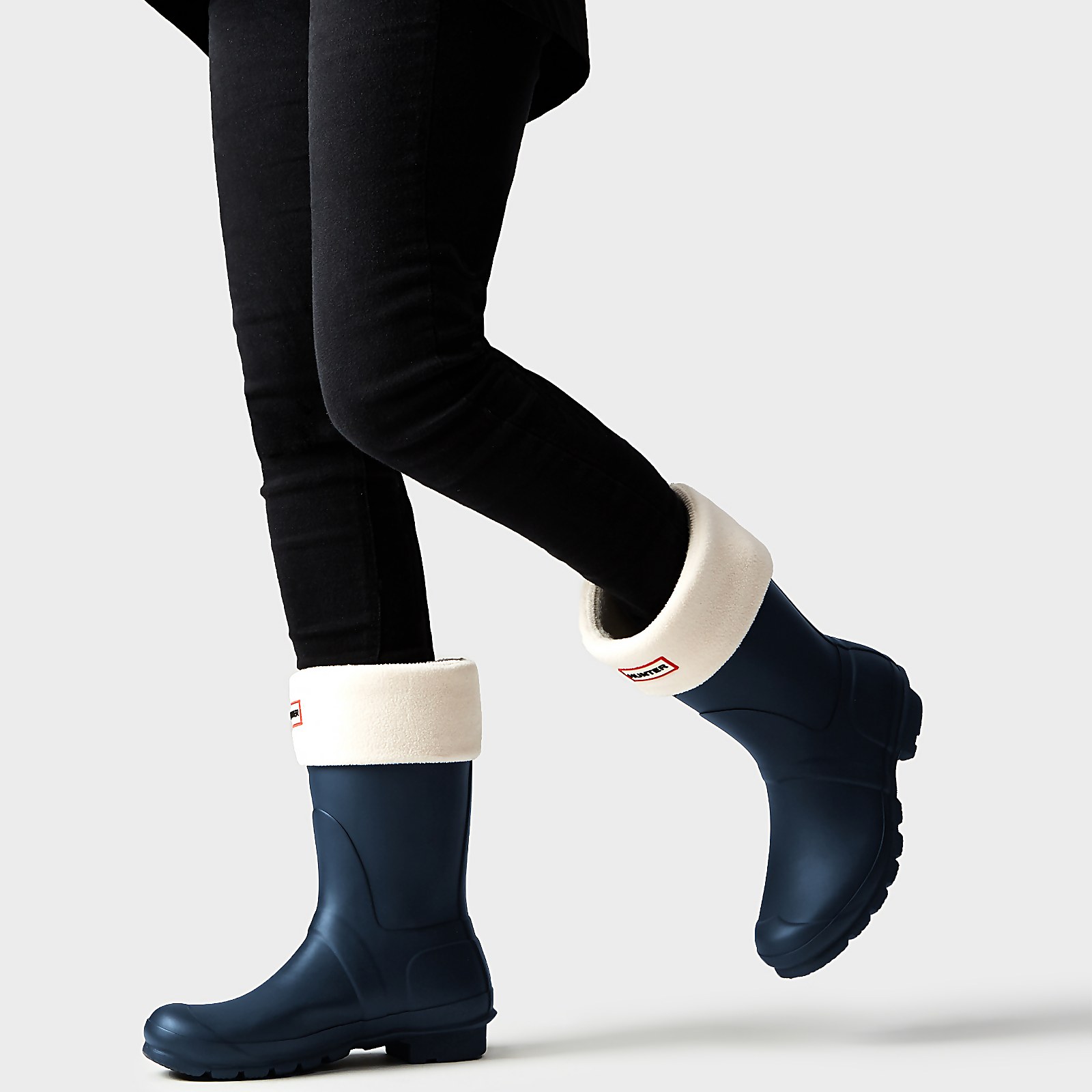 Hunter Short Boot Socks Cream Allsole