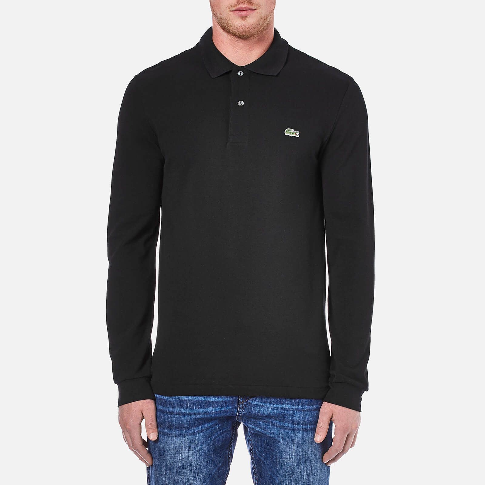 Lacoste black long sale sleeve