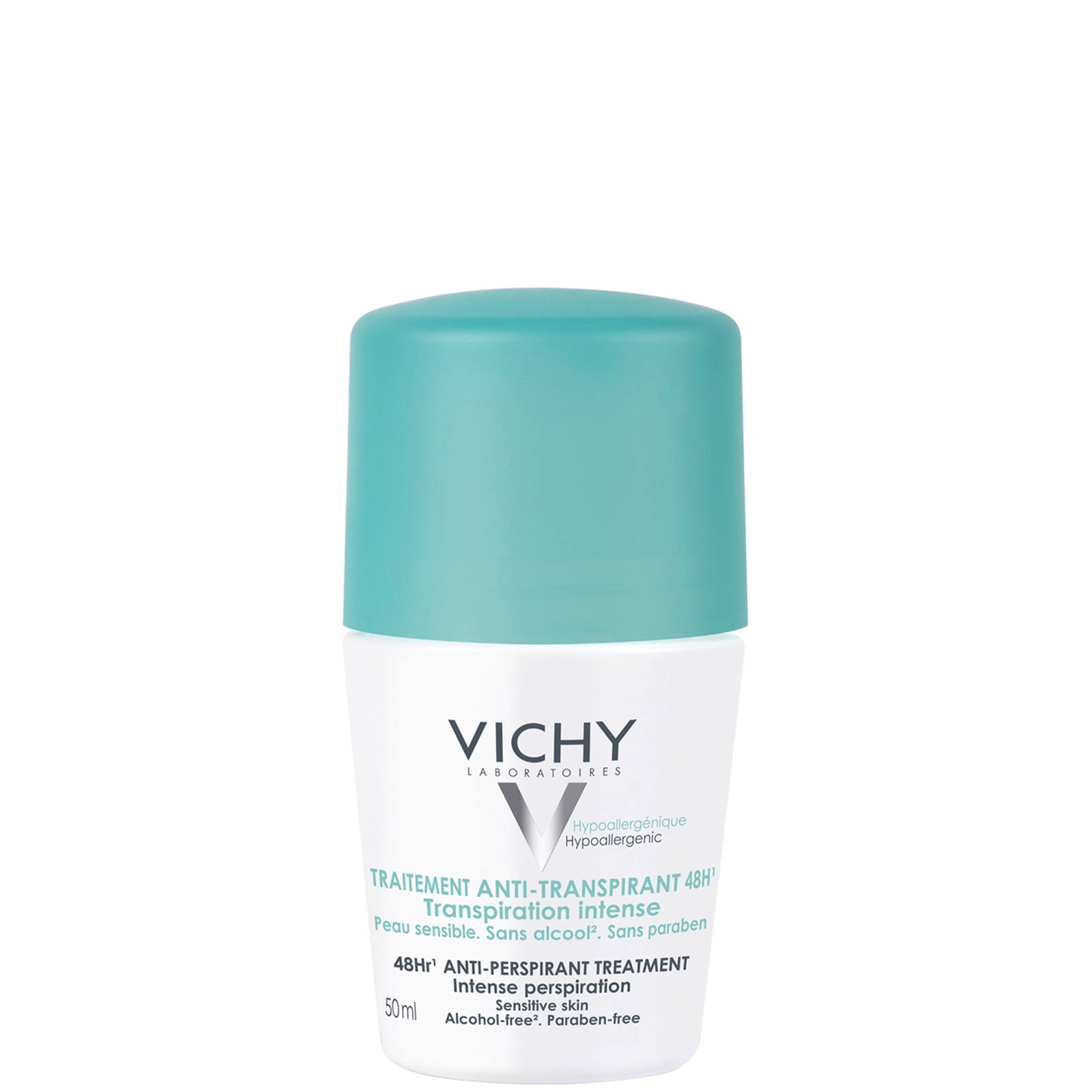 Anti-transpirante intensivo 48 horas Roll-On Vichy Deodorant 50 ml