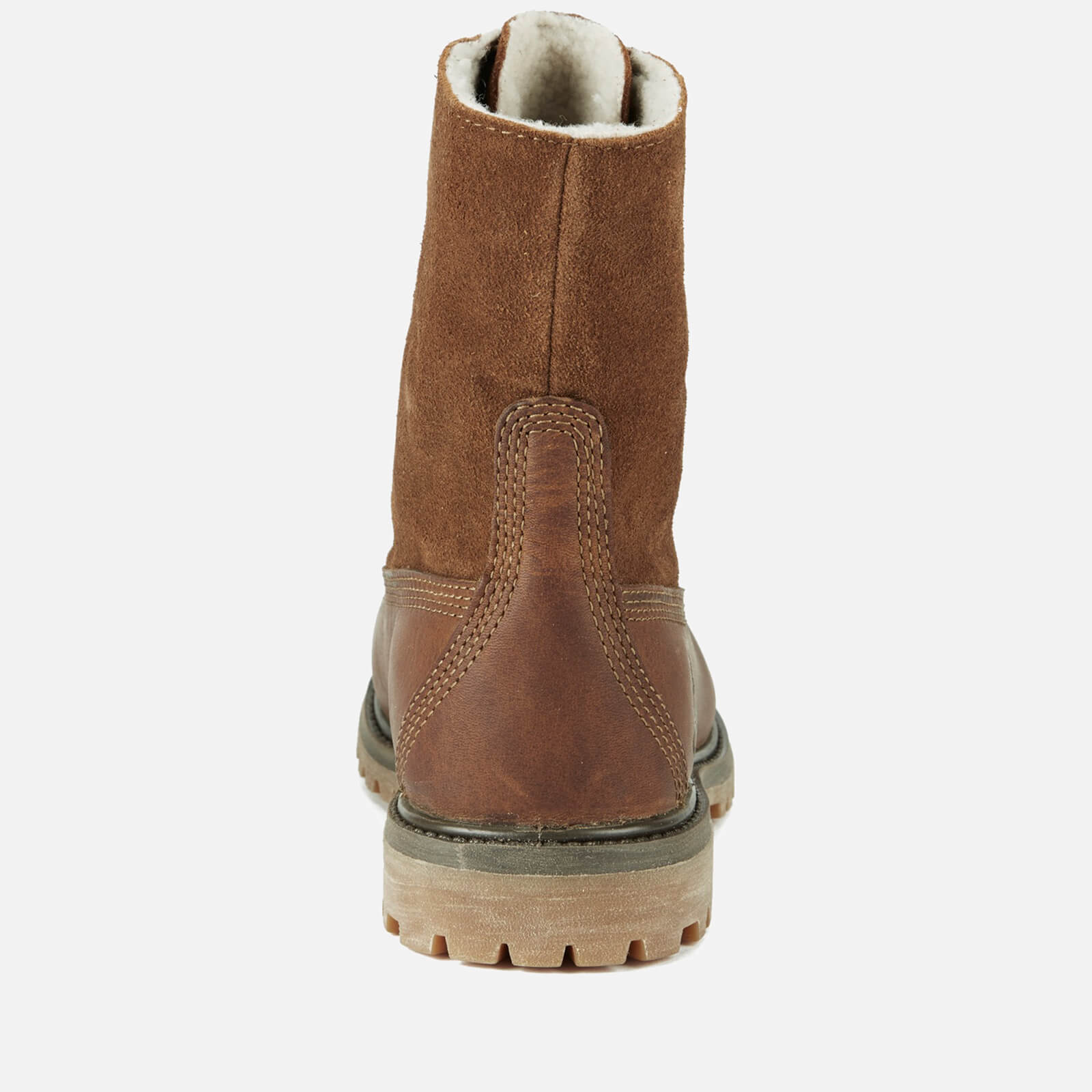 Timberland Women s Authentics Teddy Fleece Waterproof Fold Over Boots Tobacco Forty Allsole