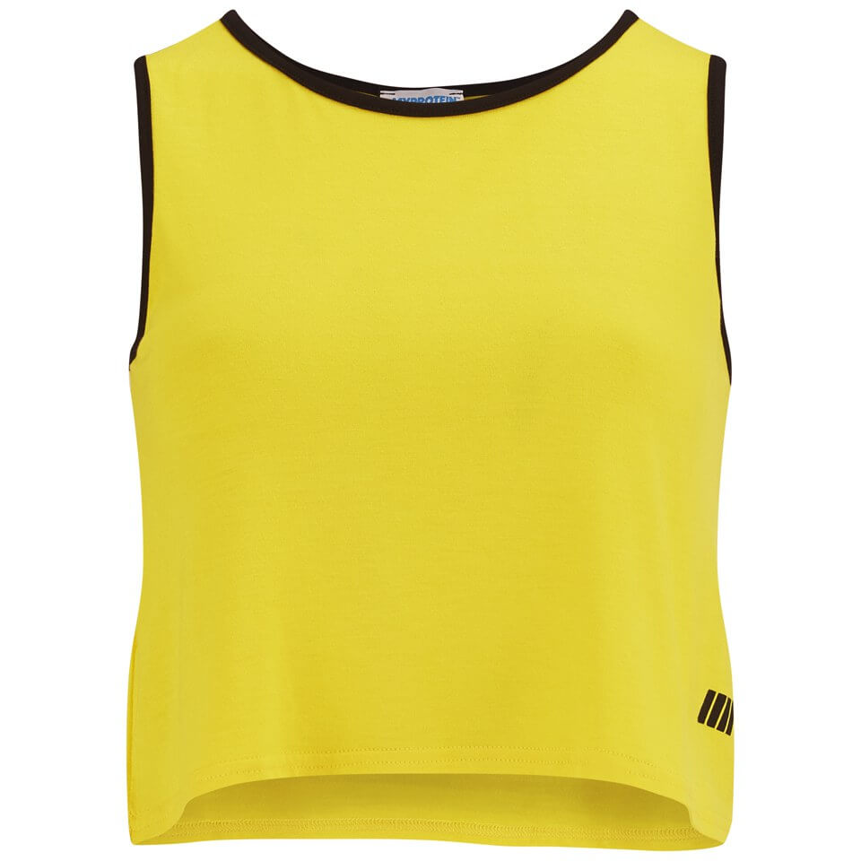 Myprotein Women's Cropped Vest, Yellow