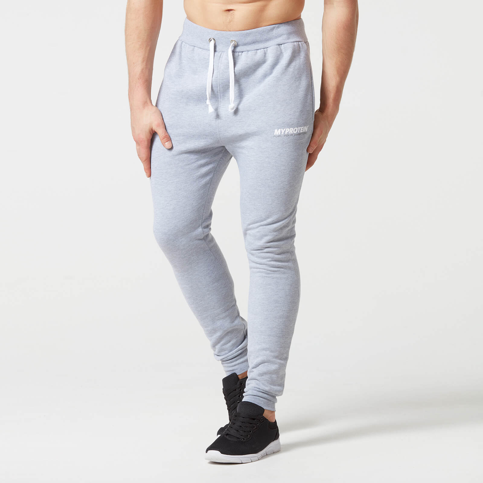 Myprotein Men's Skinny Fit Sweatpants - Grey Marl