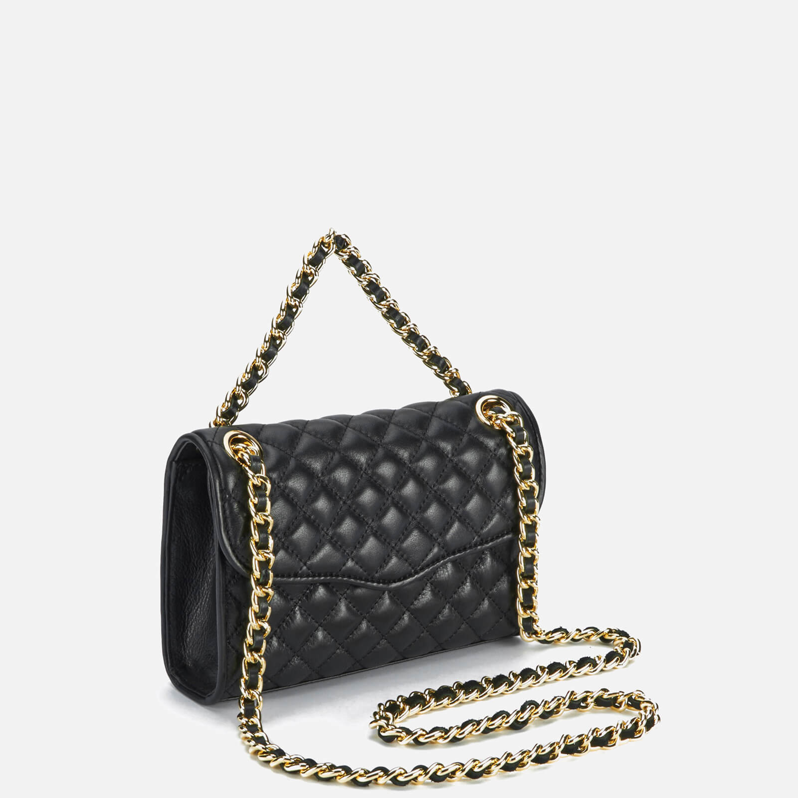 Rebecca Minkoff Women s Quilted Mini Affair Shoulder Bag Black Coggles