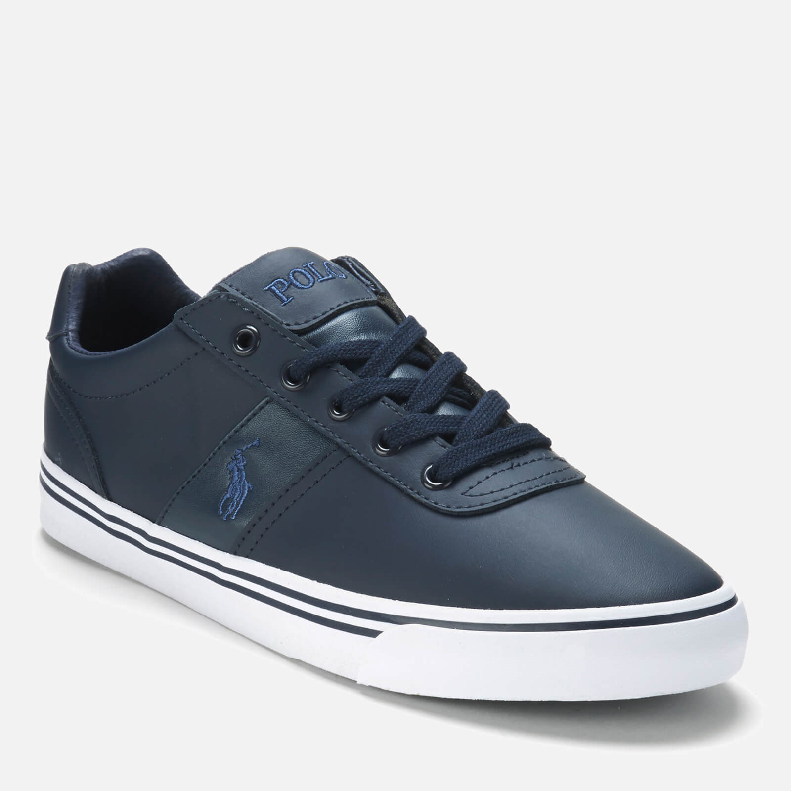 Ralph lauren navy trainers best sale