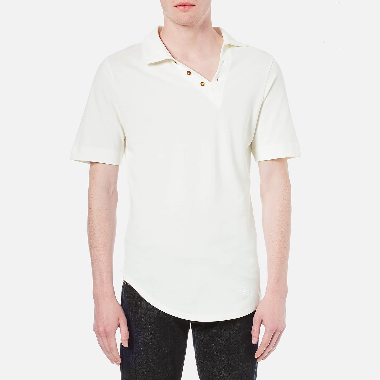 White vivienne westwood polo shirt outlet