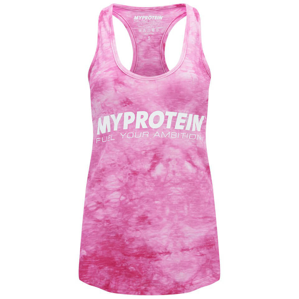 Myprotein Women's Tie Dye Stringer Vest - Pink