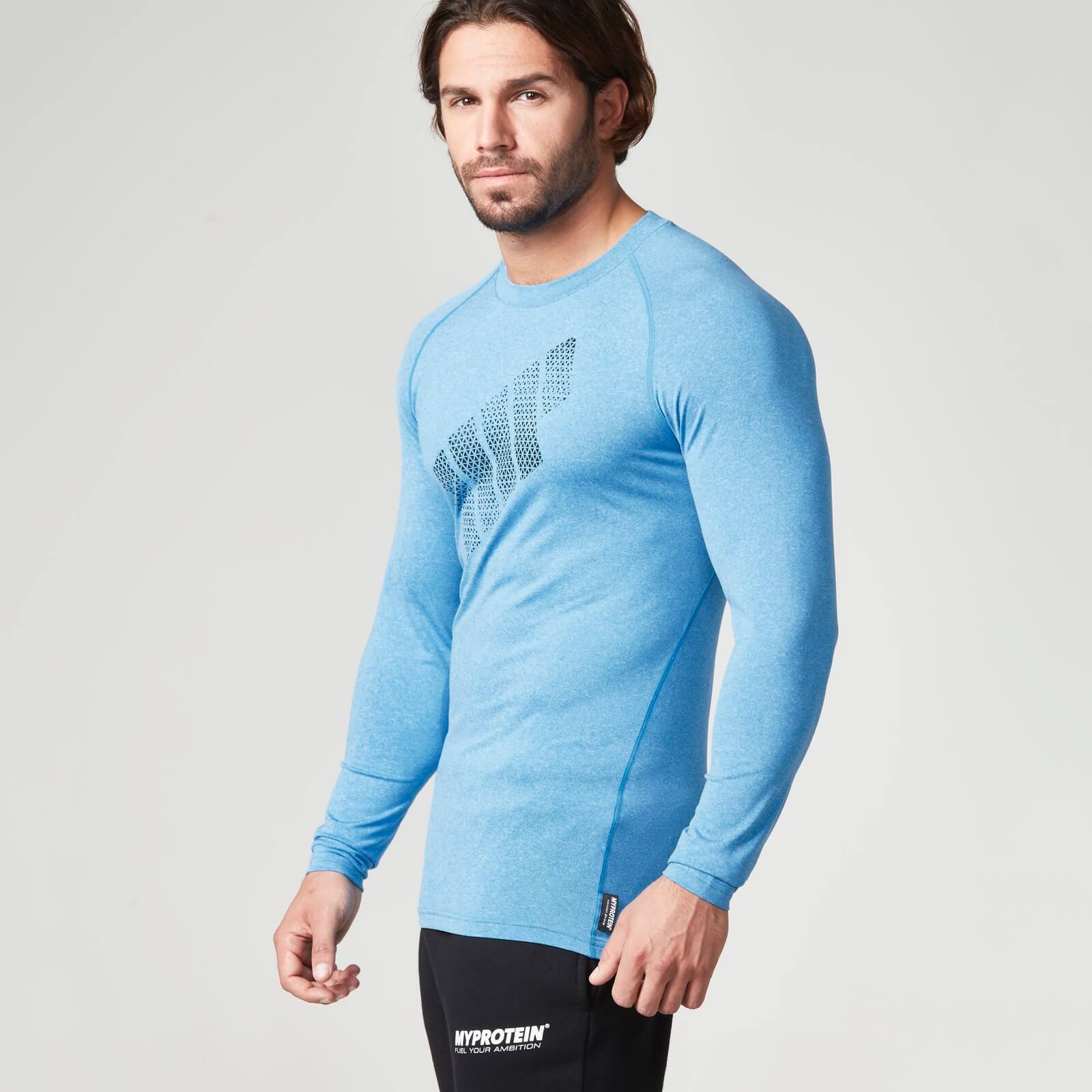 Myprotein Men's Mobility Long Sleeve Top - Blue