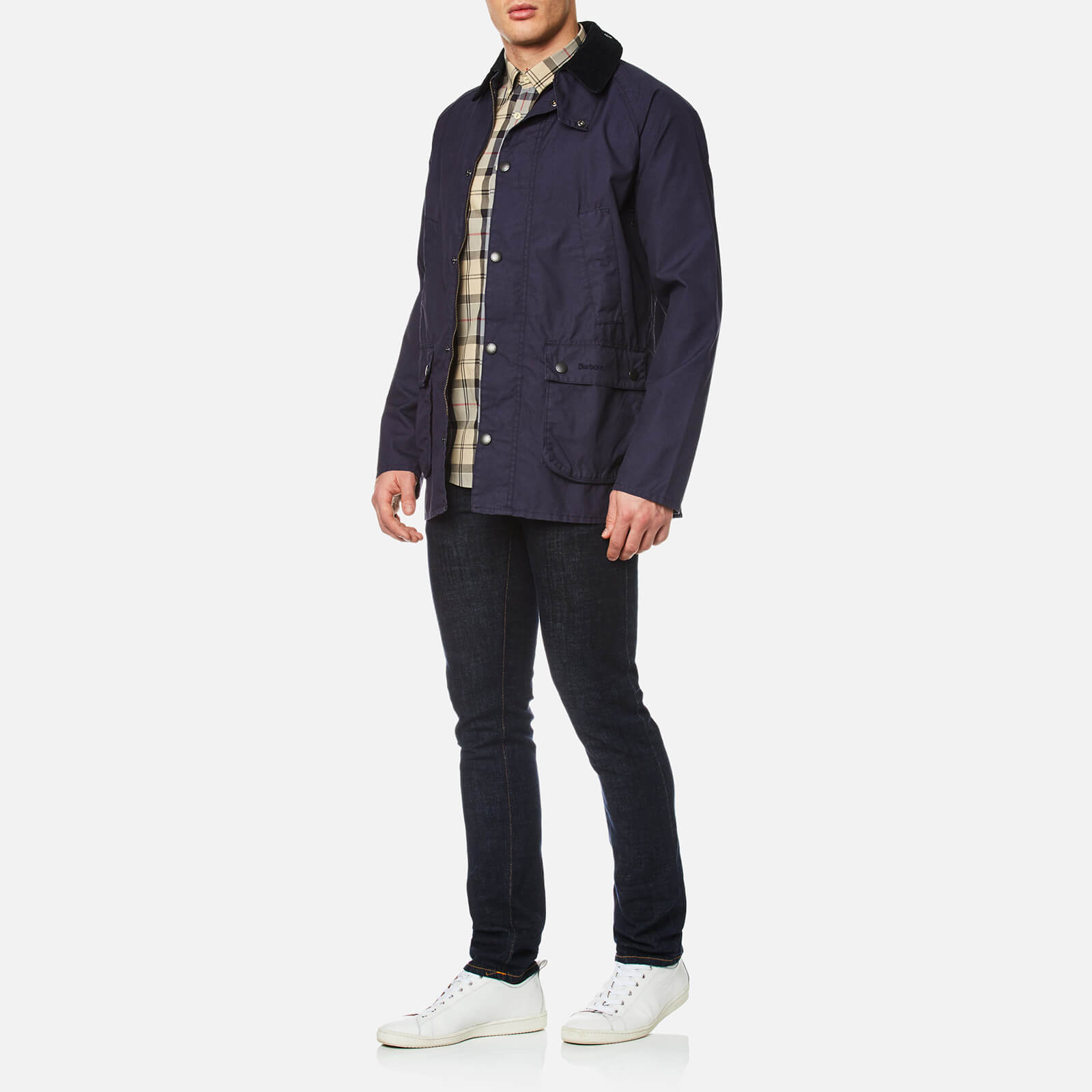 Barbour Men's Washed Bedale Jacket - Dark Navy | Coggles