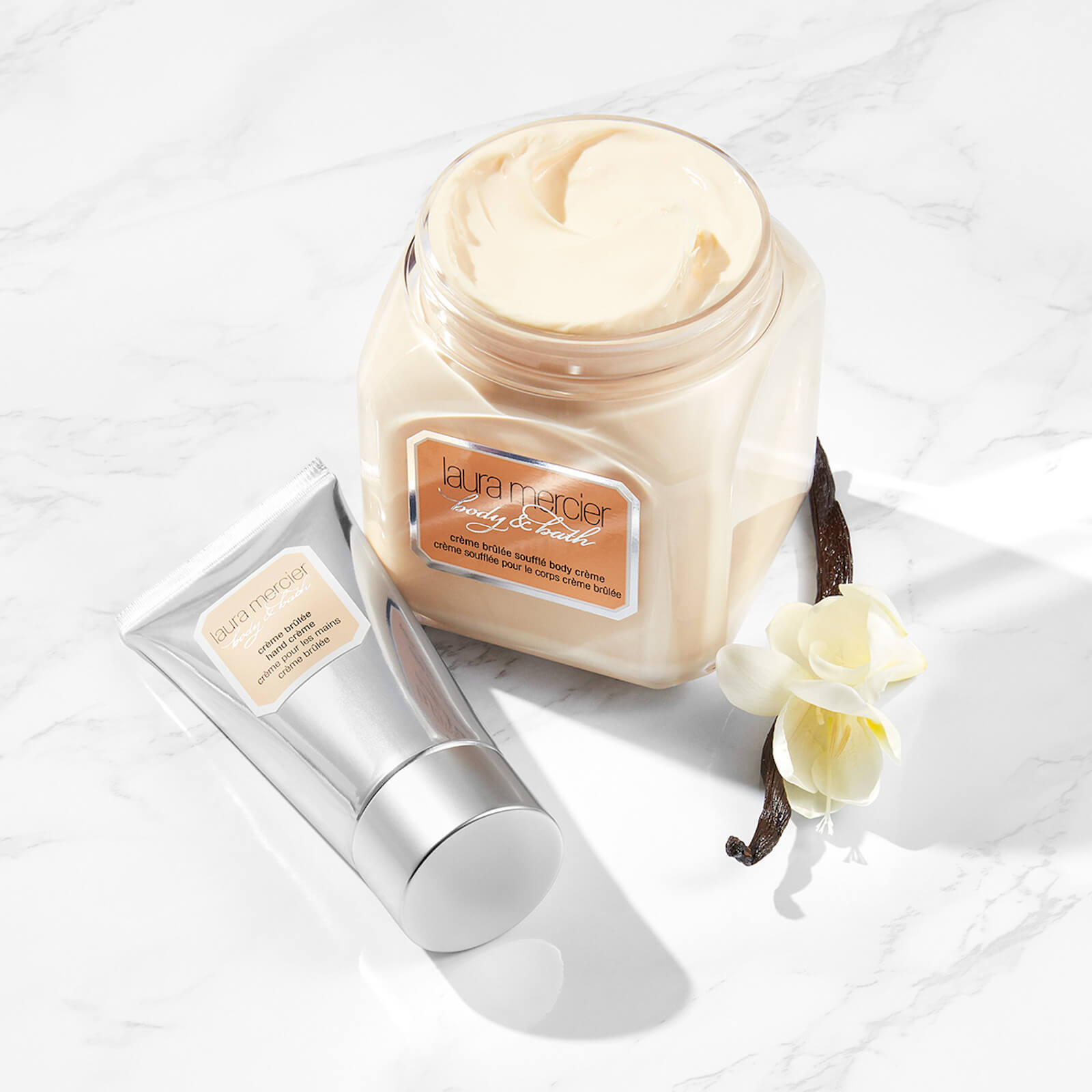 LAURA MERCIER CRÈME BRÛLÉE ボディクリーム 300ml Laura Mercier Crème Brûlée Hand Crème 50g | Cult Beauty