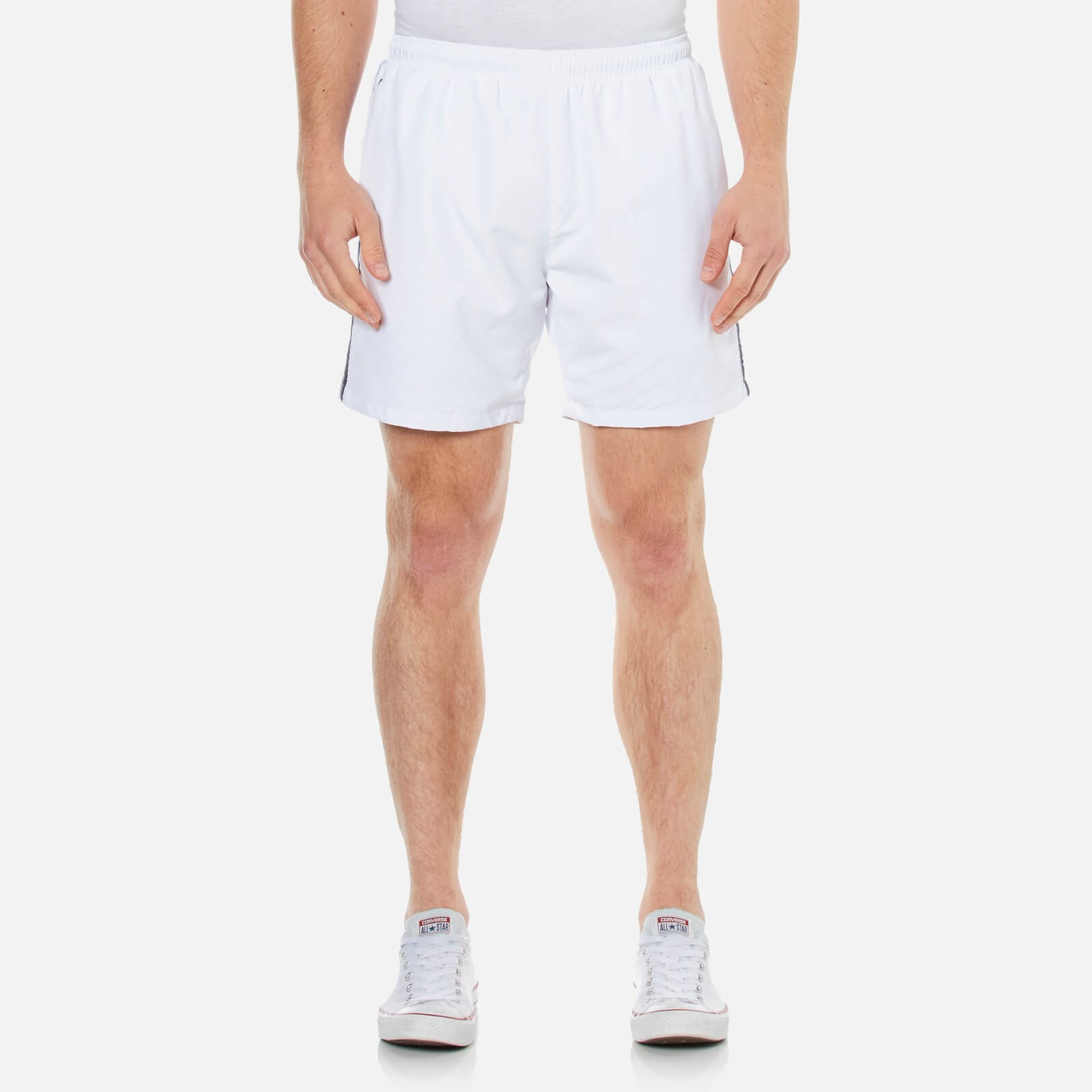 BOSS Hugo Boss Men's Seabream Swim Shorts White Coggles