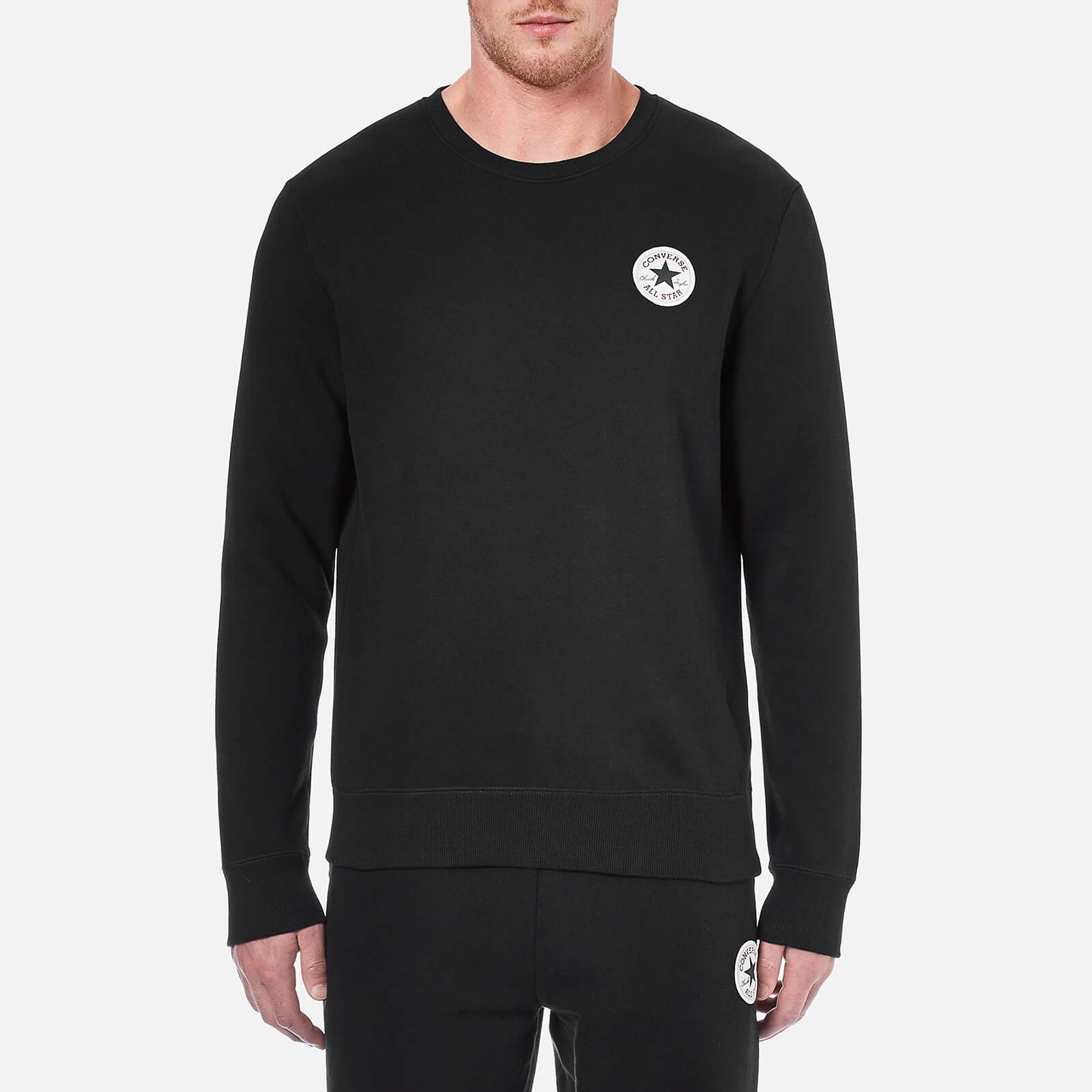 Converse Men s Crew Neck Sweatshirt Converse Black Coggles
