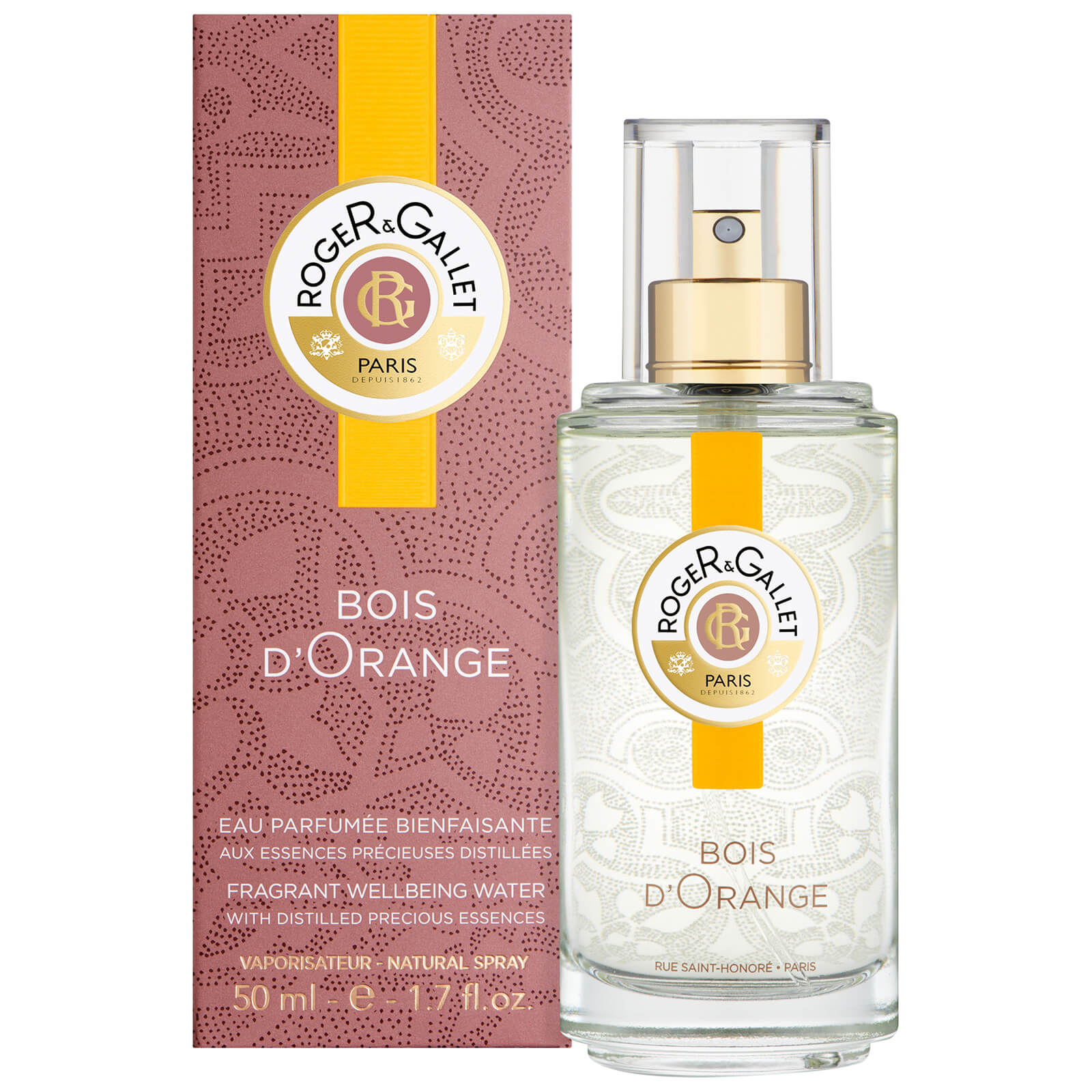 Bois d'Orange Fresh Fragrant Water Spray de Roger&Gallet 50 ml