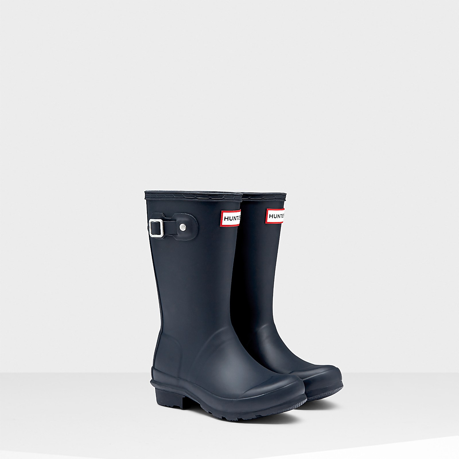 Hunter Original Big Kids Wellington Boots Hunter Green Allsole