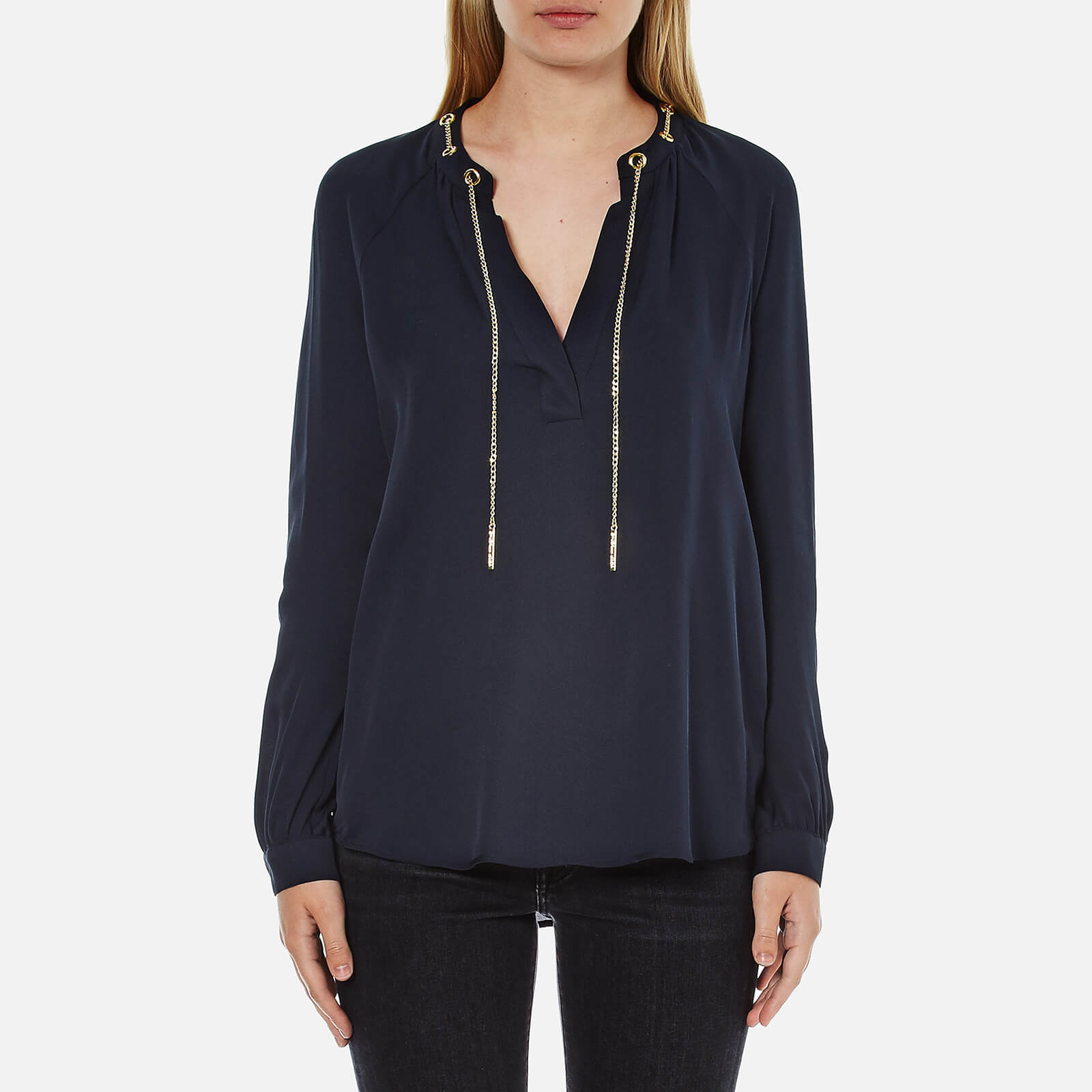Michael kors chain blouse shop