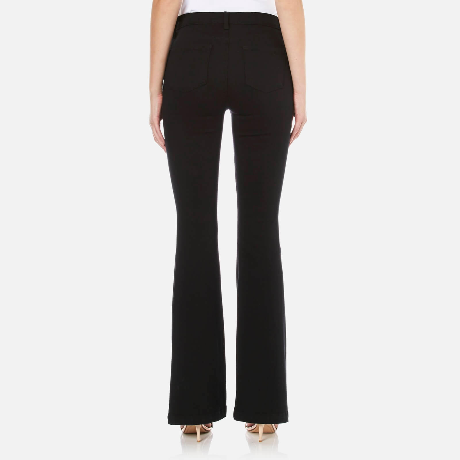 J Brand Women s Maria Flare Jeans Seriously Black Coggles