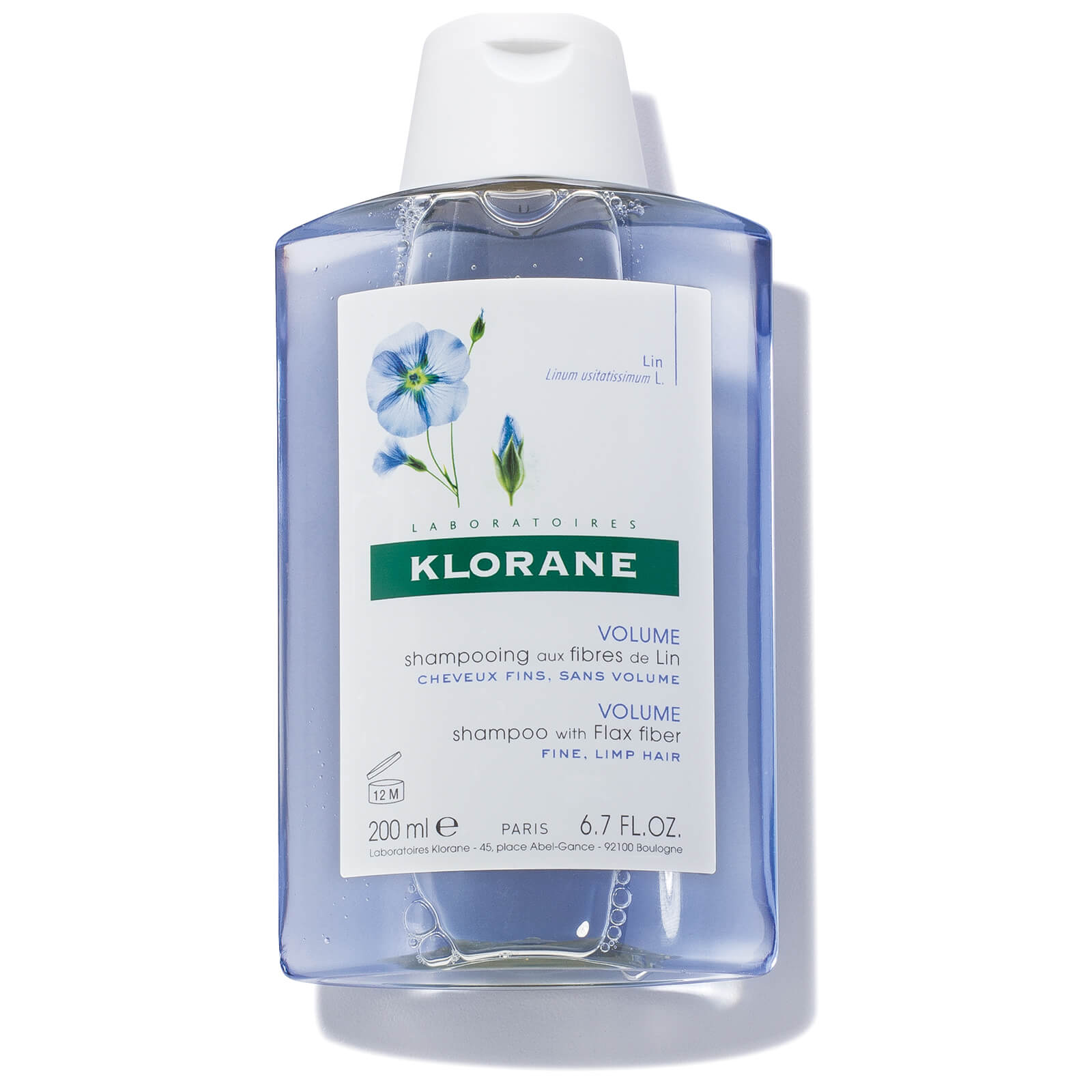 Champú con fibra de lino de KLORANE (200 ml)