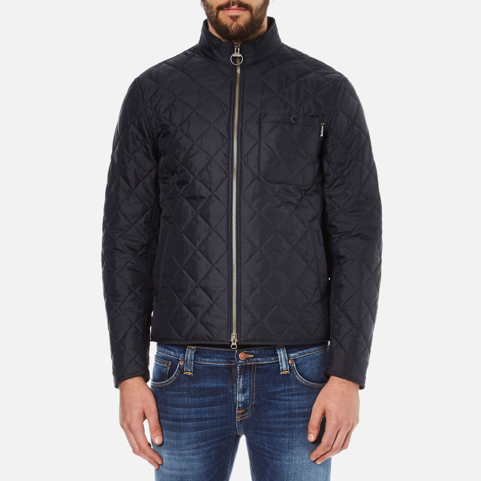 Barbour International Men s Axle Quilt Jacket Navy Coggles