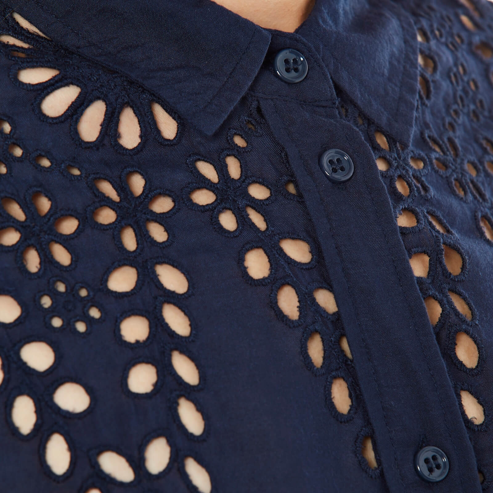 Ganni Women s Yoko Lace Shirt Dress Iris Coggles