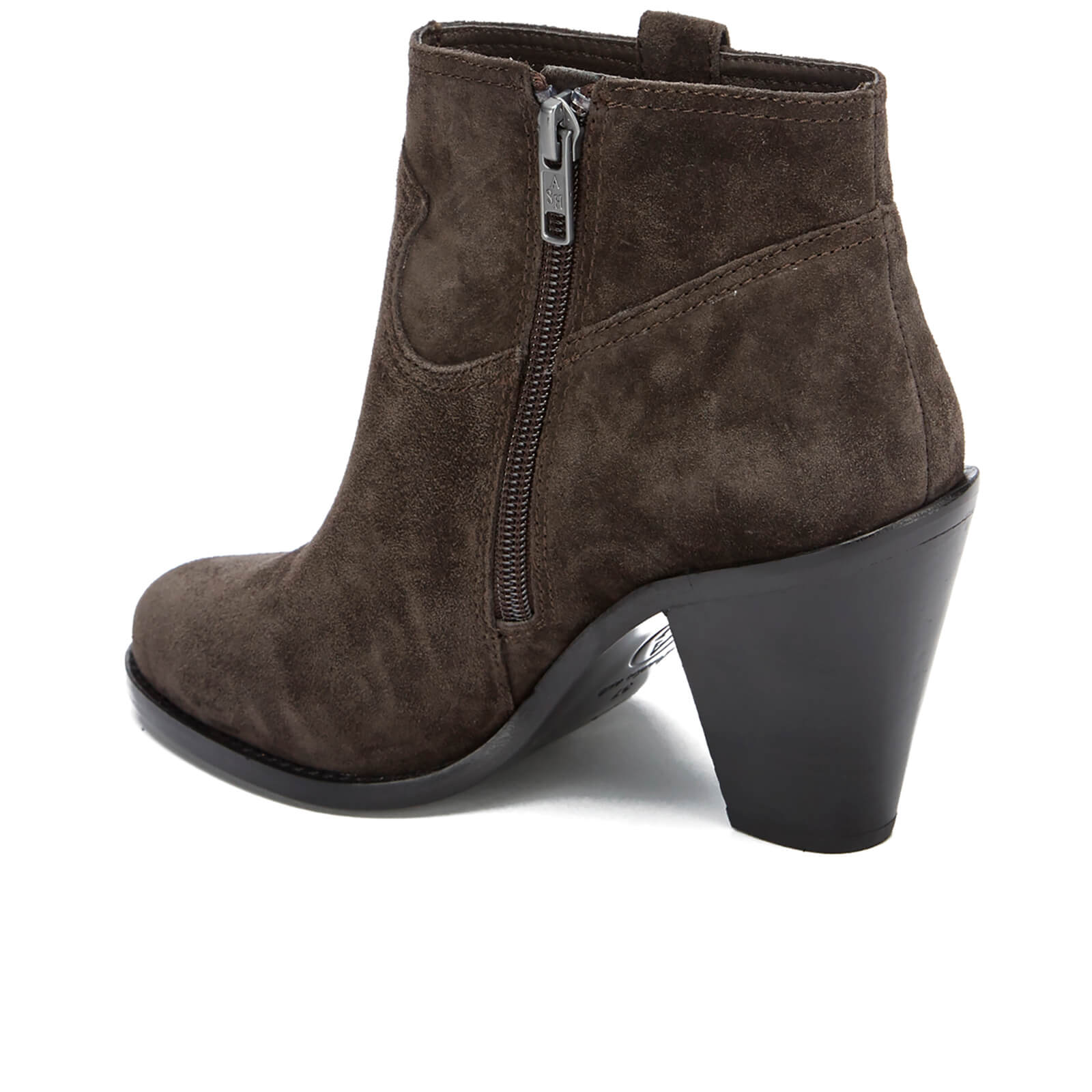 Ash Women s Ivana Suede Heeled Ankle Boots Bistro Coggles