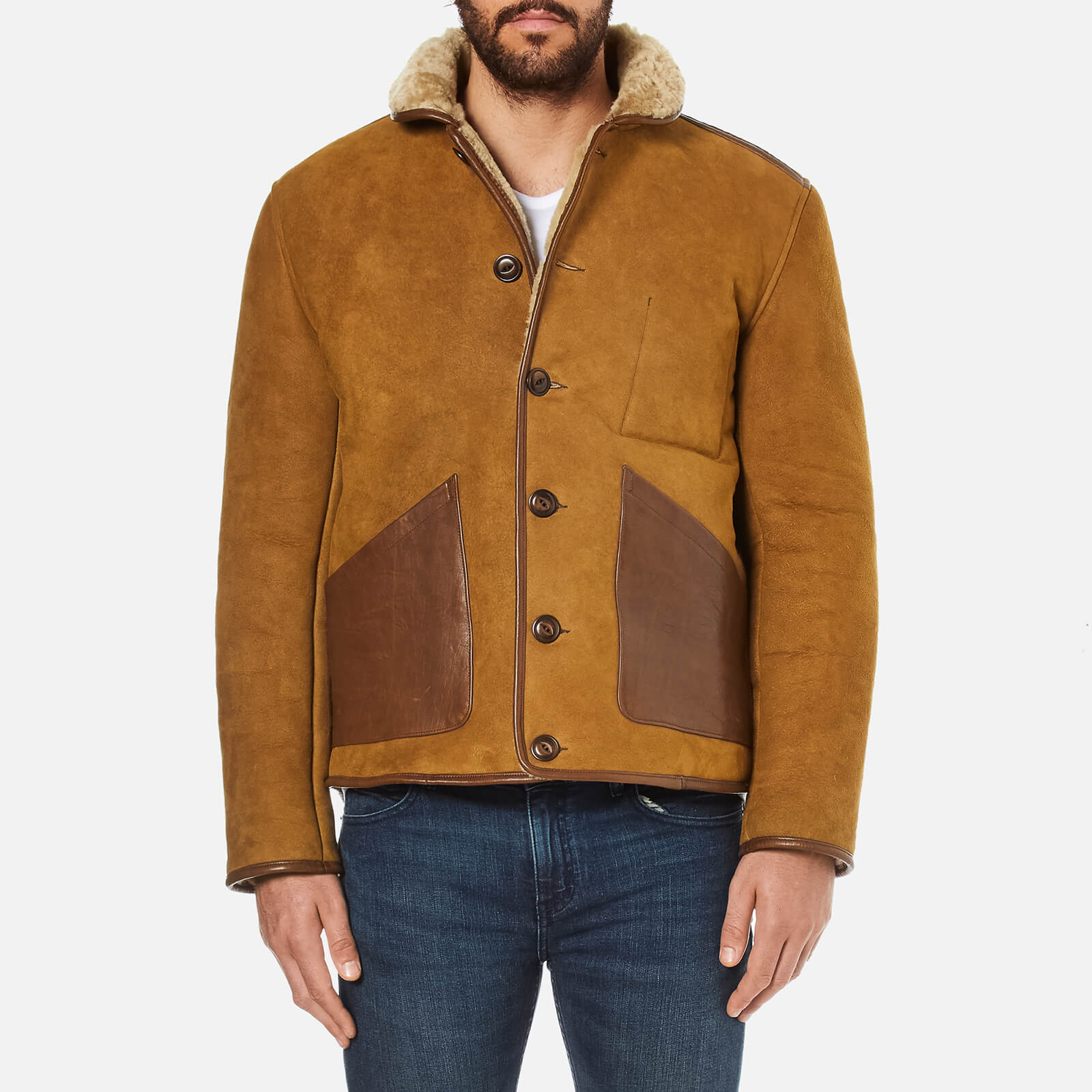 Ymc shearling jacket hotsell