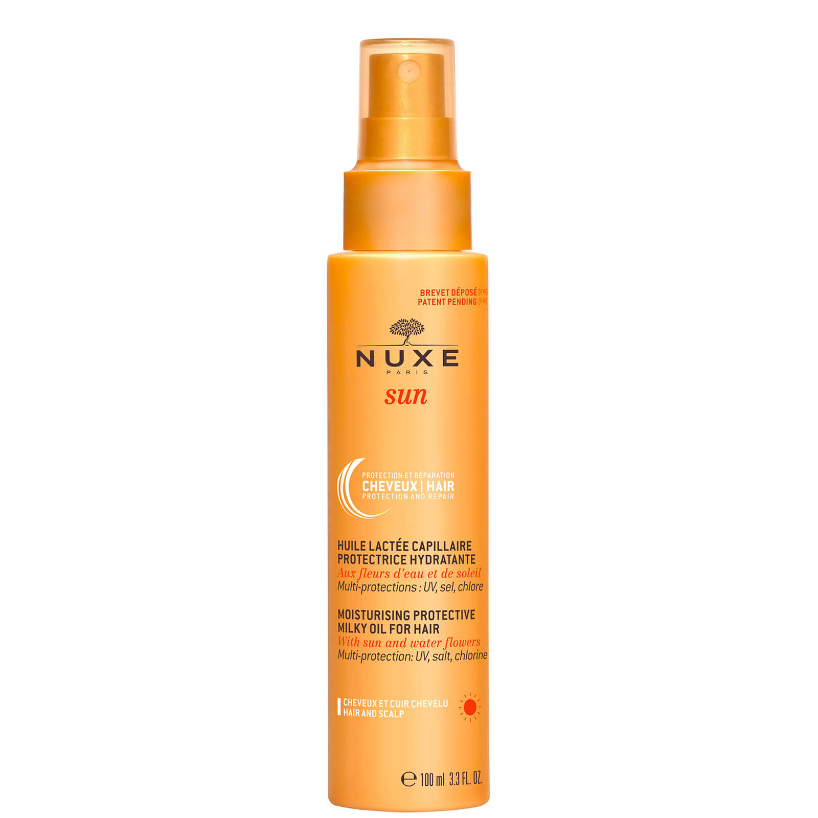 Aceite lácteo After Sun para el cabello de NUXE (100 ml)