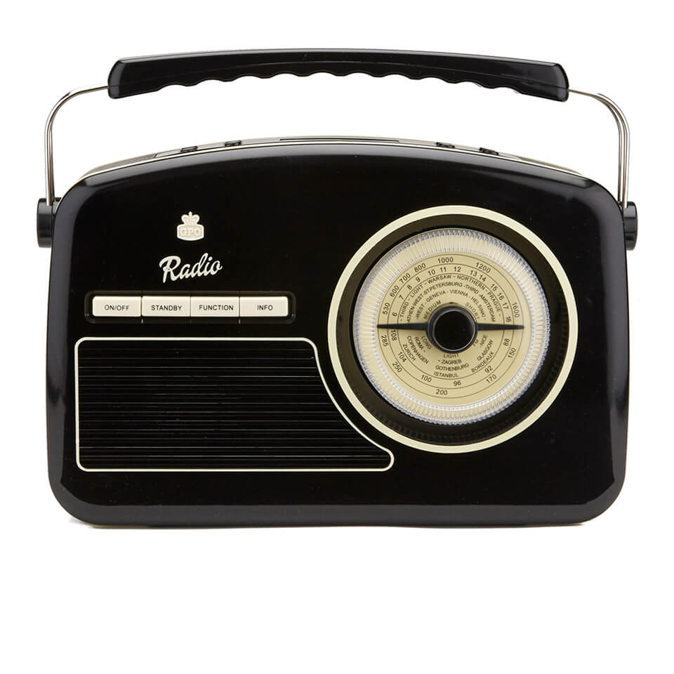 GPO Retro Rydell Portable DAB Radio - Black