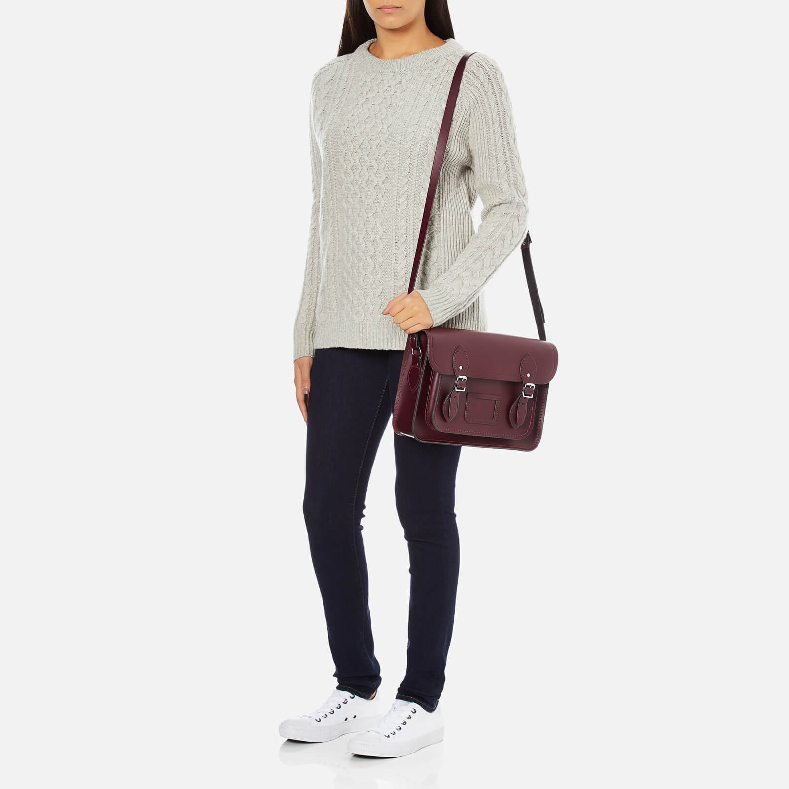 The Cambridge Satchel Company Women s 13 Inch Magnetic Satchel Oxblood Coggles