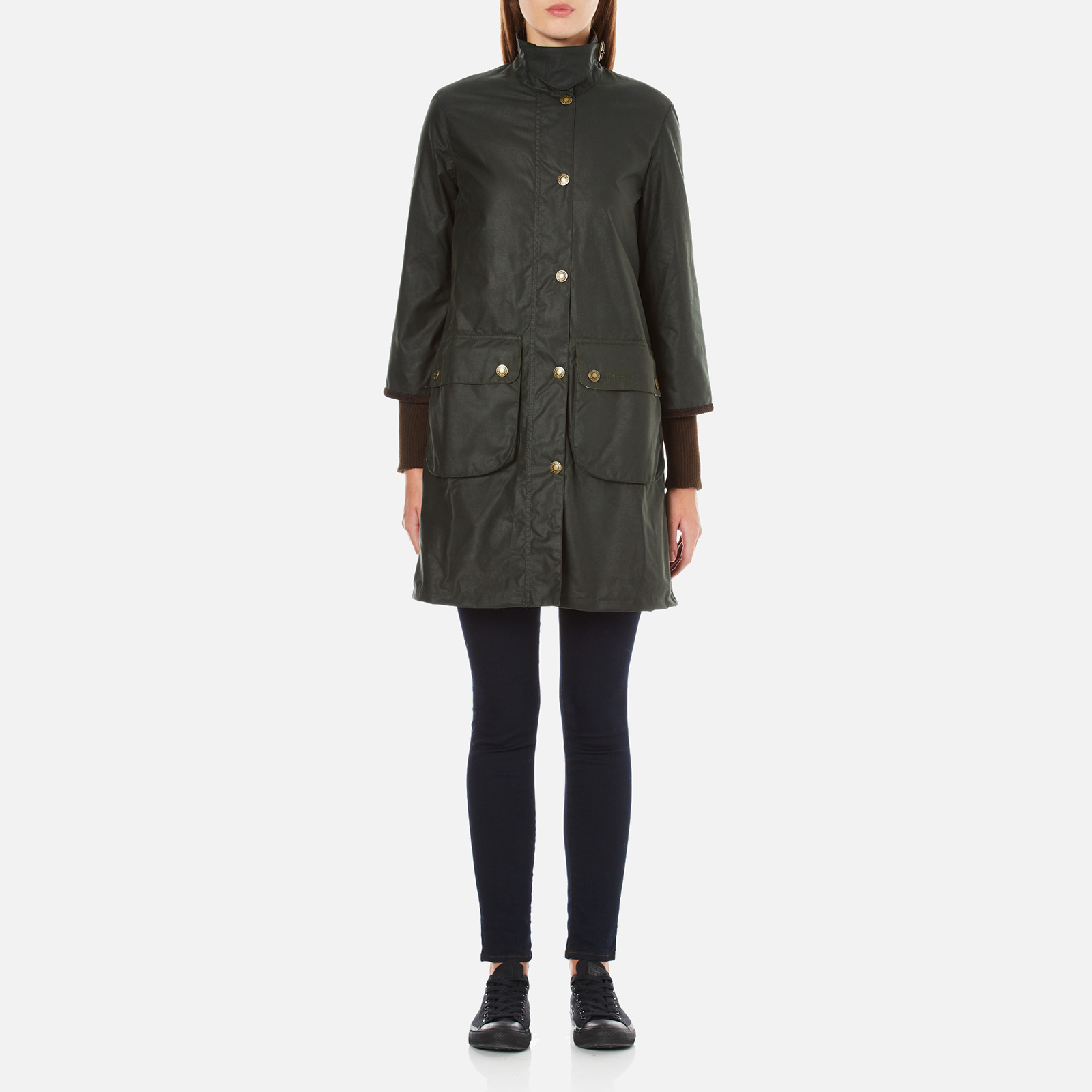 Barbour ladies mac hotsell