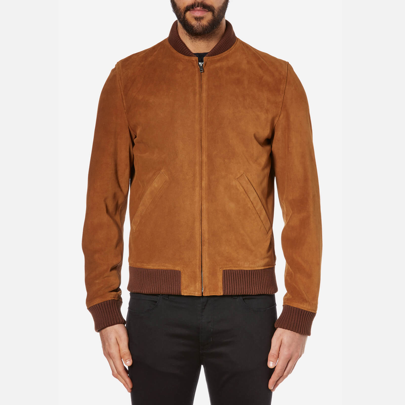 A.P.C. Men's A.P.C. X Louis Wong The Ferris Bomber Jacket - Caramel |  Coggles