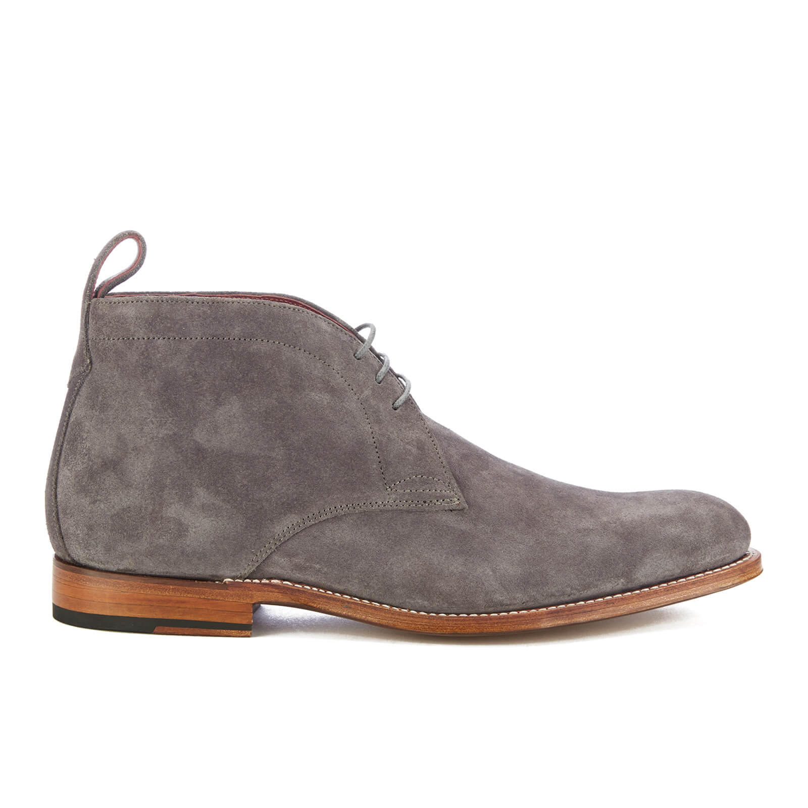 Grenson Men s Marcus Suede Desert Boots Charcoal Allsole