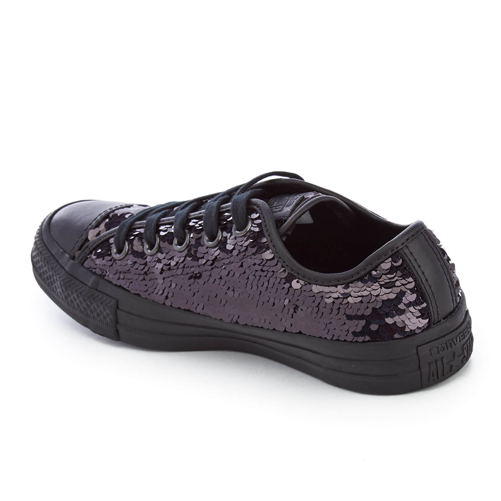 Womens black sparkly shop converse