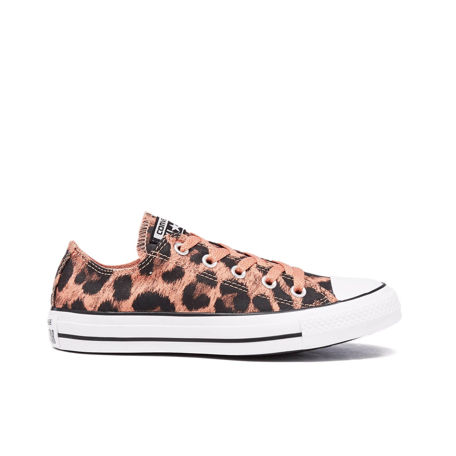Tiger print converse top